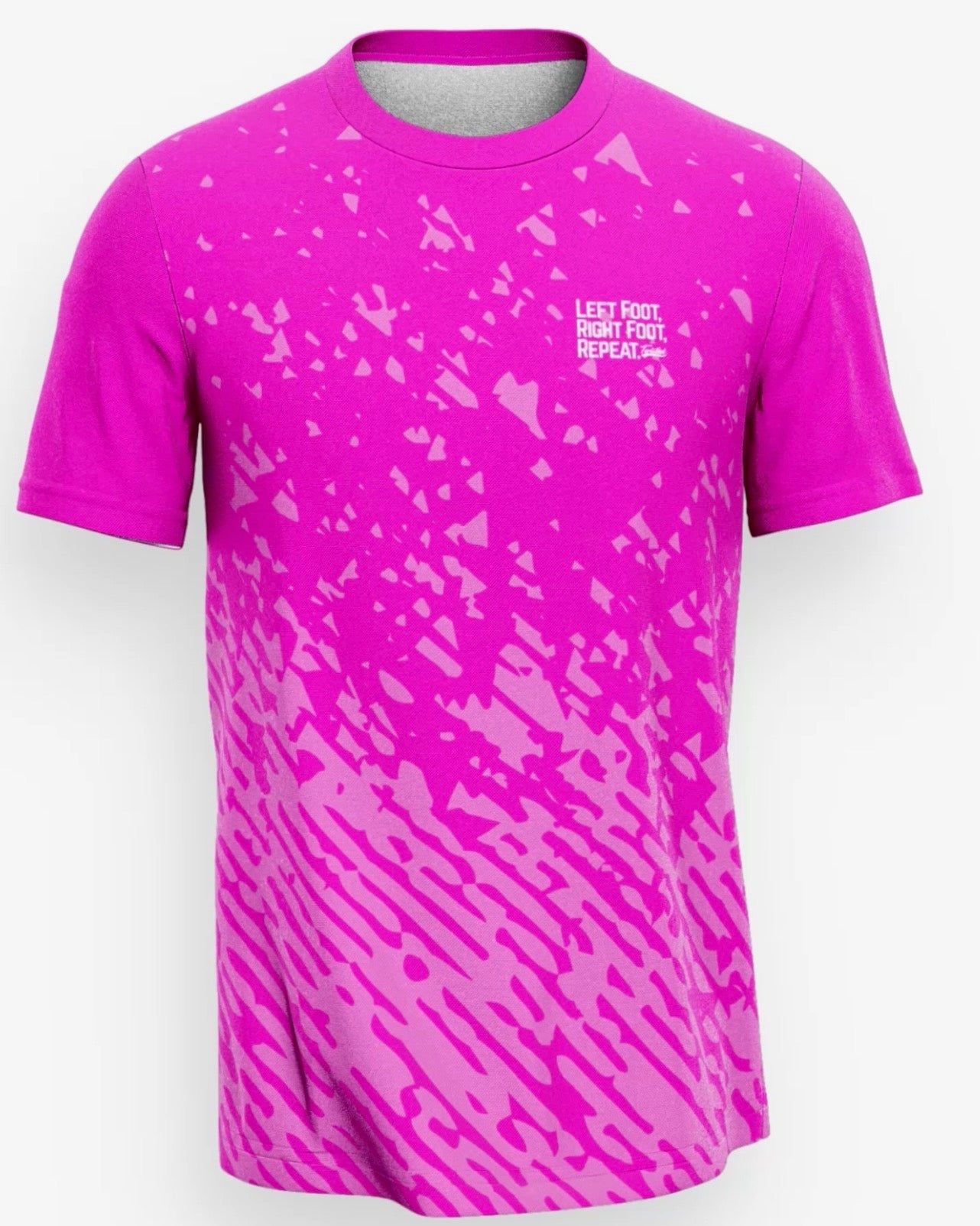 Trails Performance T-Shirt -Hot Pink/Baby Pink