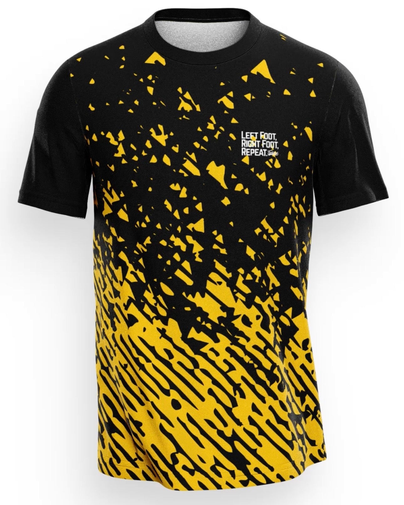 Trails Performance T-Shirt -Black/Yellow