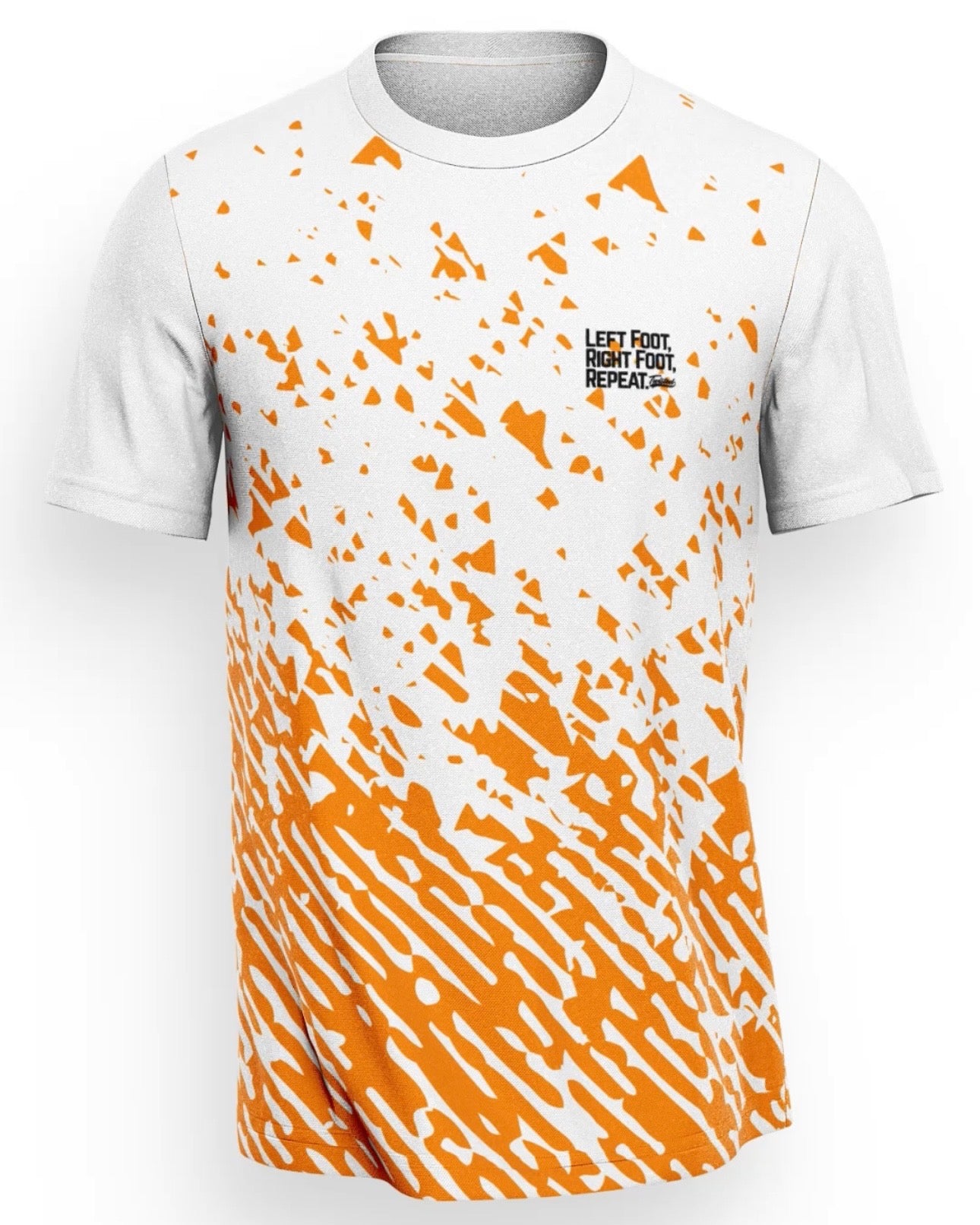 Trails Performance T-Shirt - White/Orange