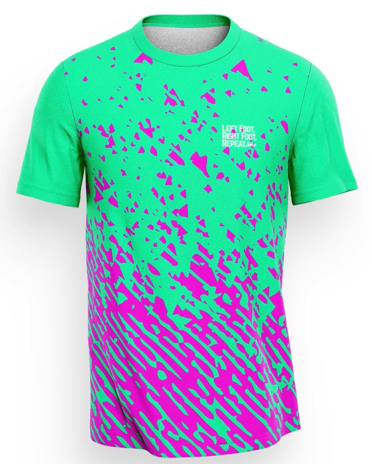 Trails Performance T-Shirt -Mint/Pink