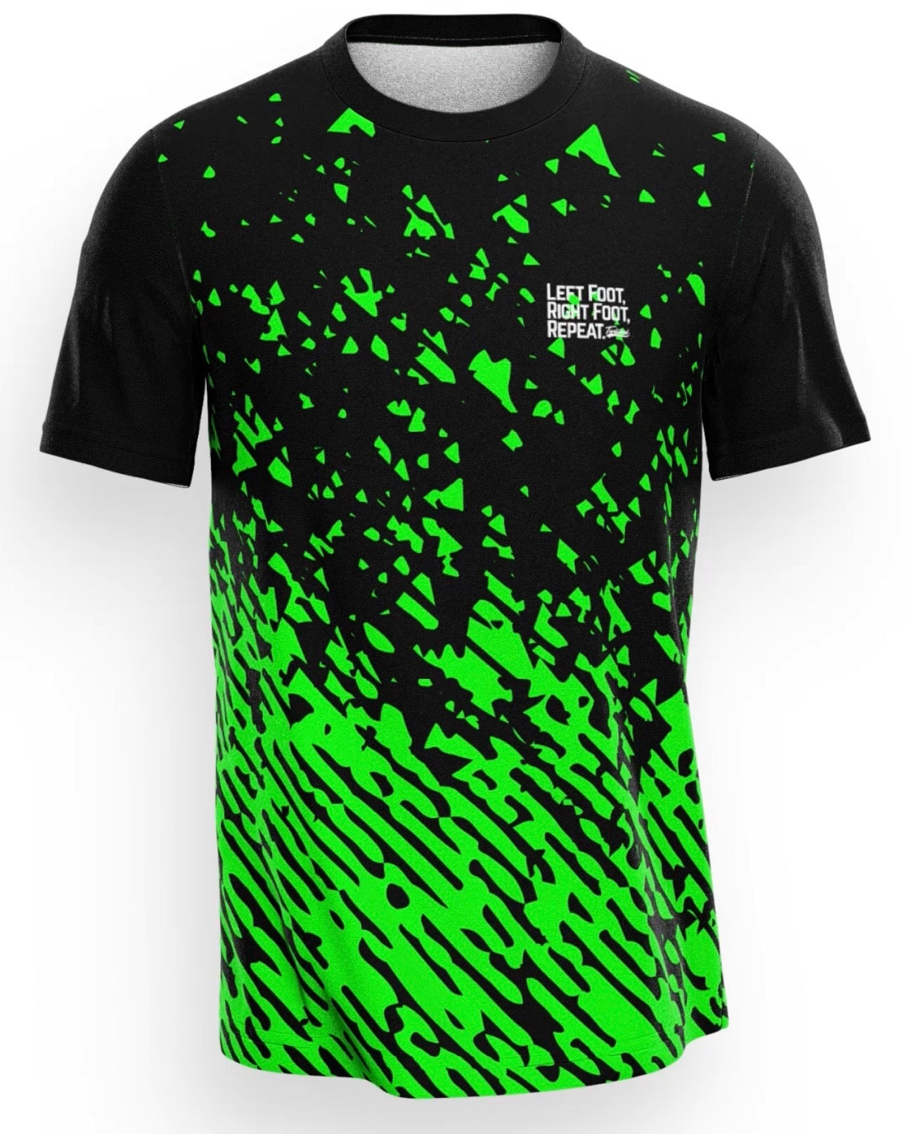 Trails Performance T-Shirt -Black/Green