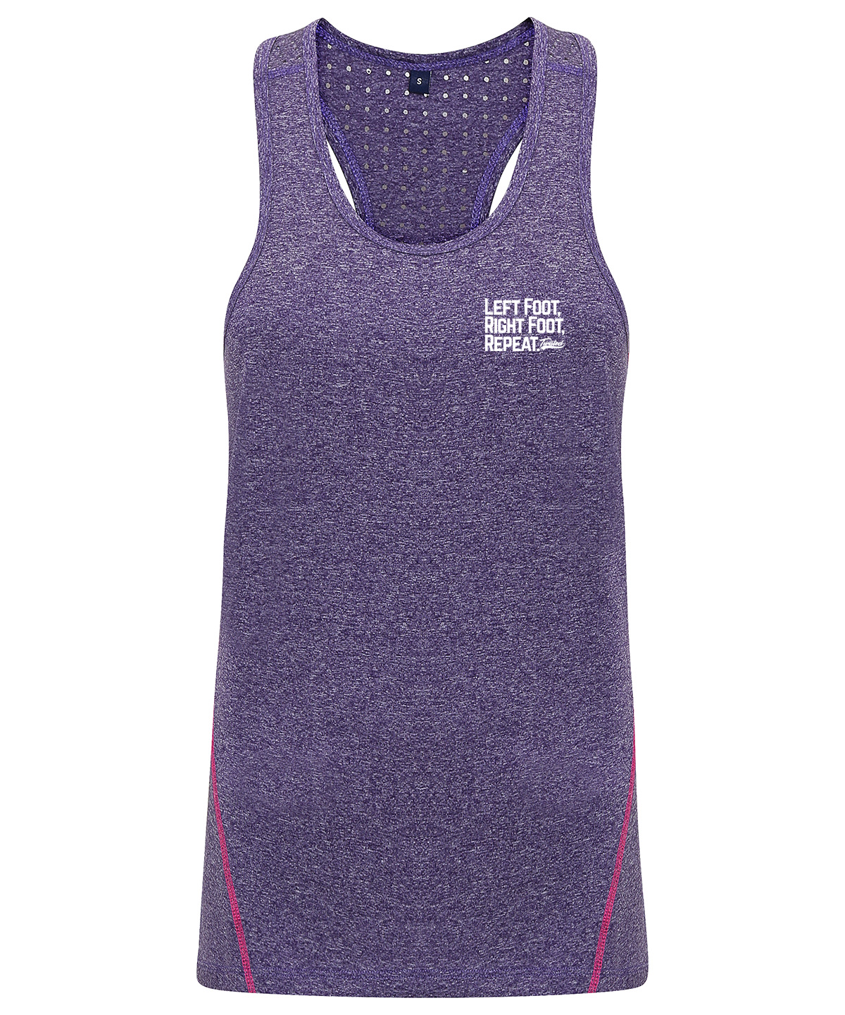 Twisted "Slogan" Laser Cut Vest (Women's)