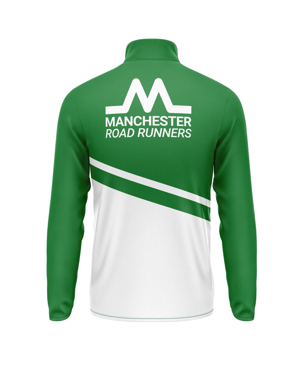 Manchester Road Runners 1/4 Zip - Green/White