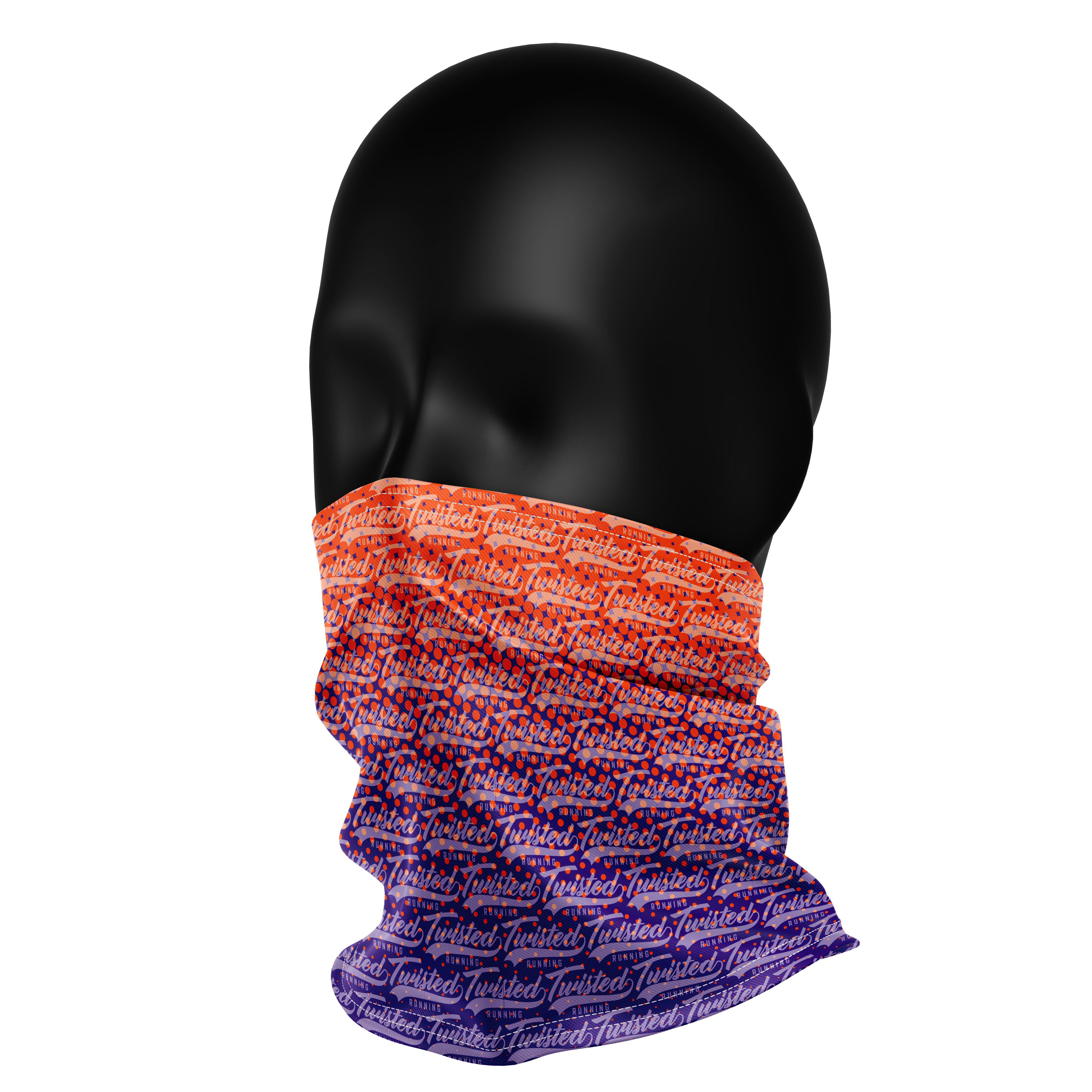 Special Edition Running Snood β Orange/Blue