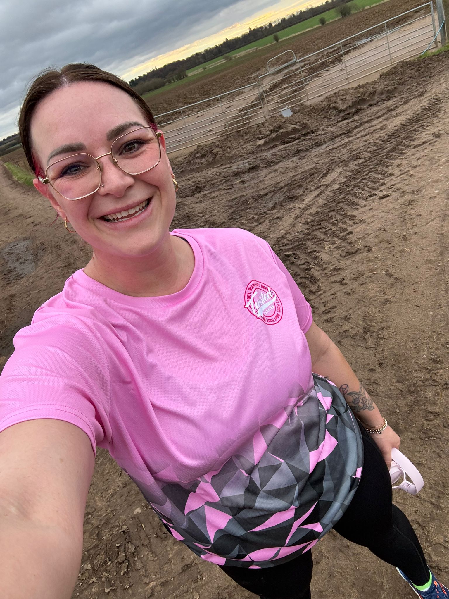 Baby Pink Race Tee
