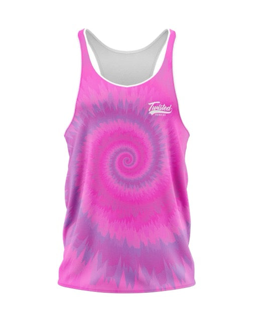 Tie Dye Vest - Pinks