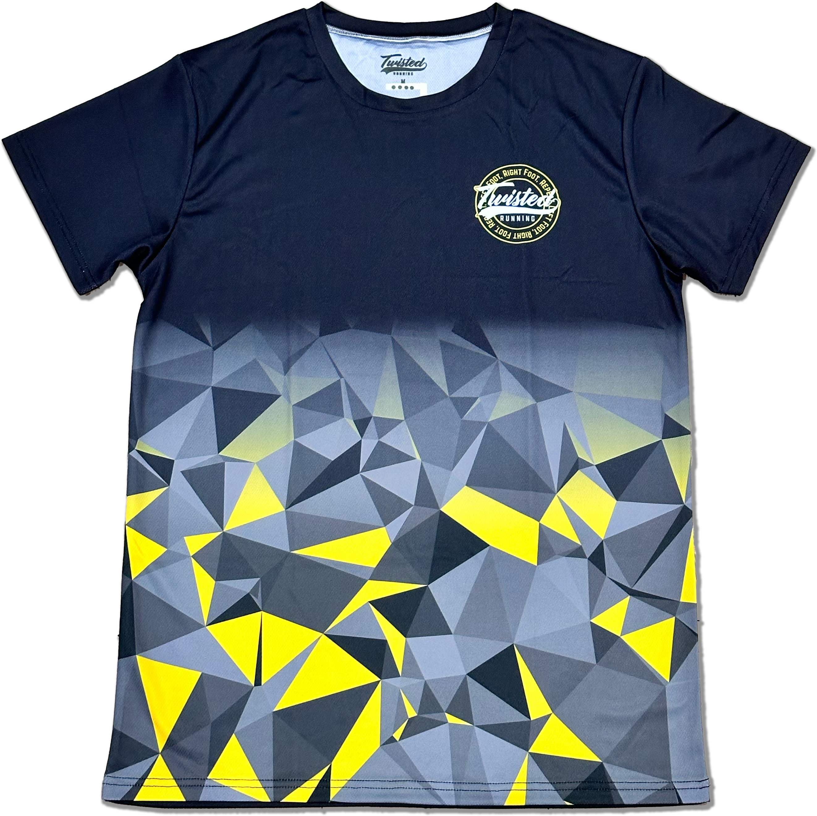 Black & Yellow Race Tee