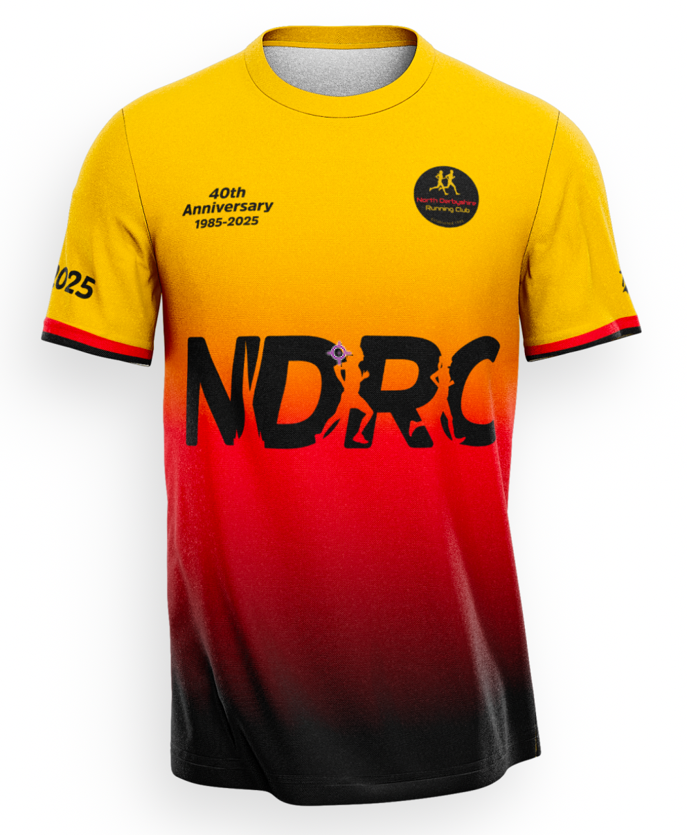 North Derbyshire Running Club – 40th Anniversary Technical Tee