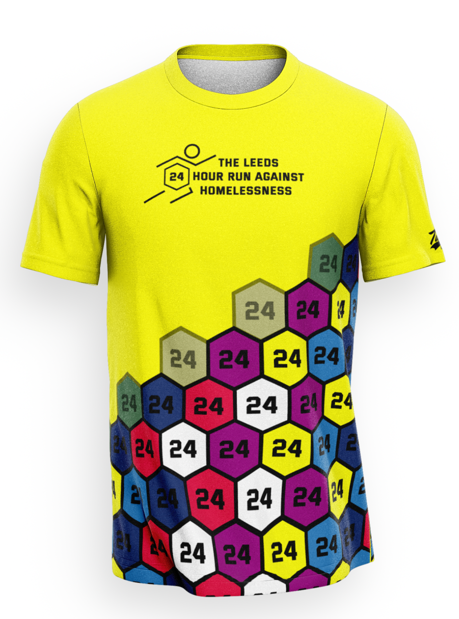 Technical Running Tee – The 24-Hour Run Against Homelessness (Leeds)