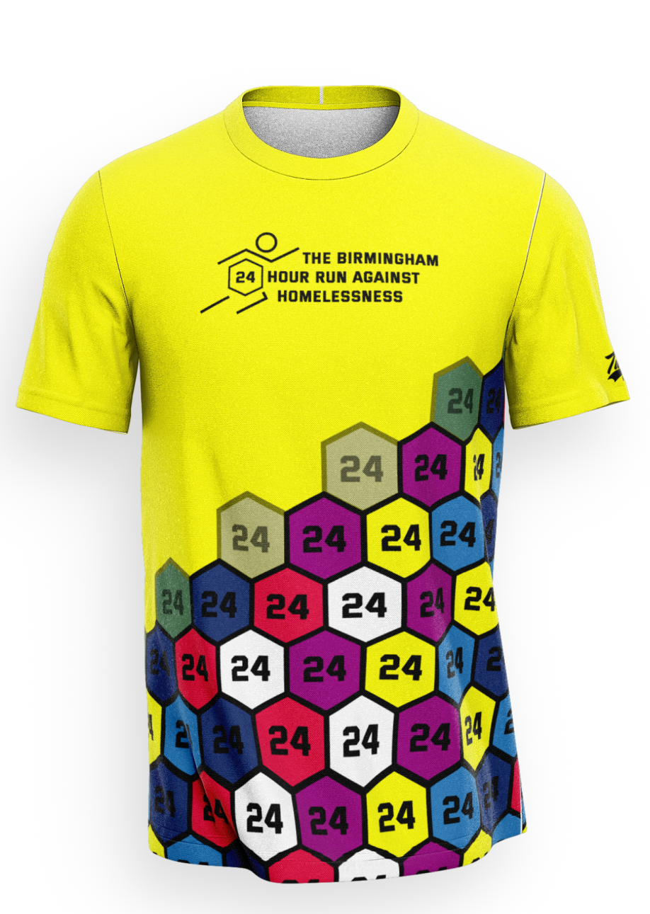 Technical Running Tee – The 24-Hour Run Against Homelessness (Birmingham)