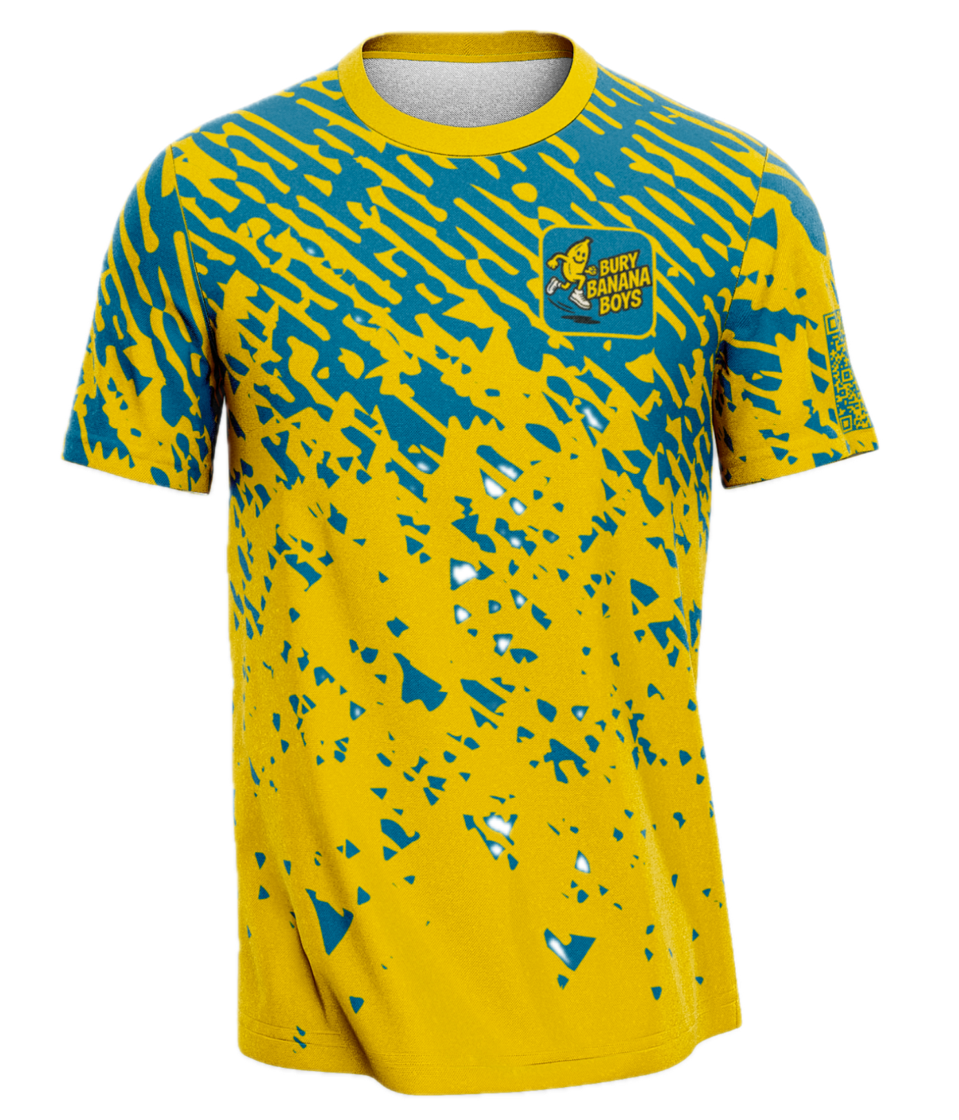 Bury Banana Boys T-Shirt - Blue/Yellow