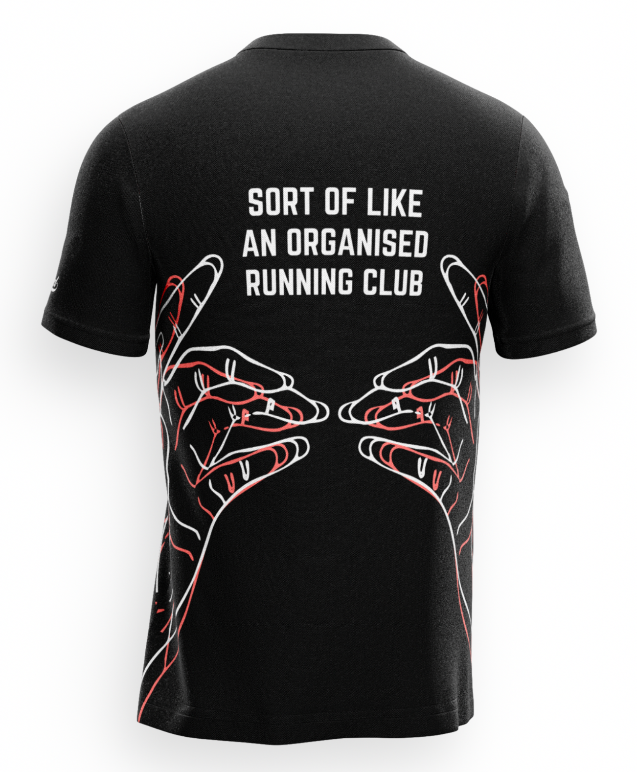 Run The Joules T-Shirt - Black/Salmon