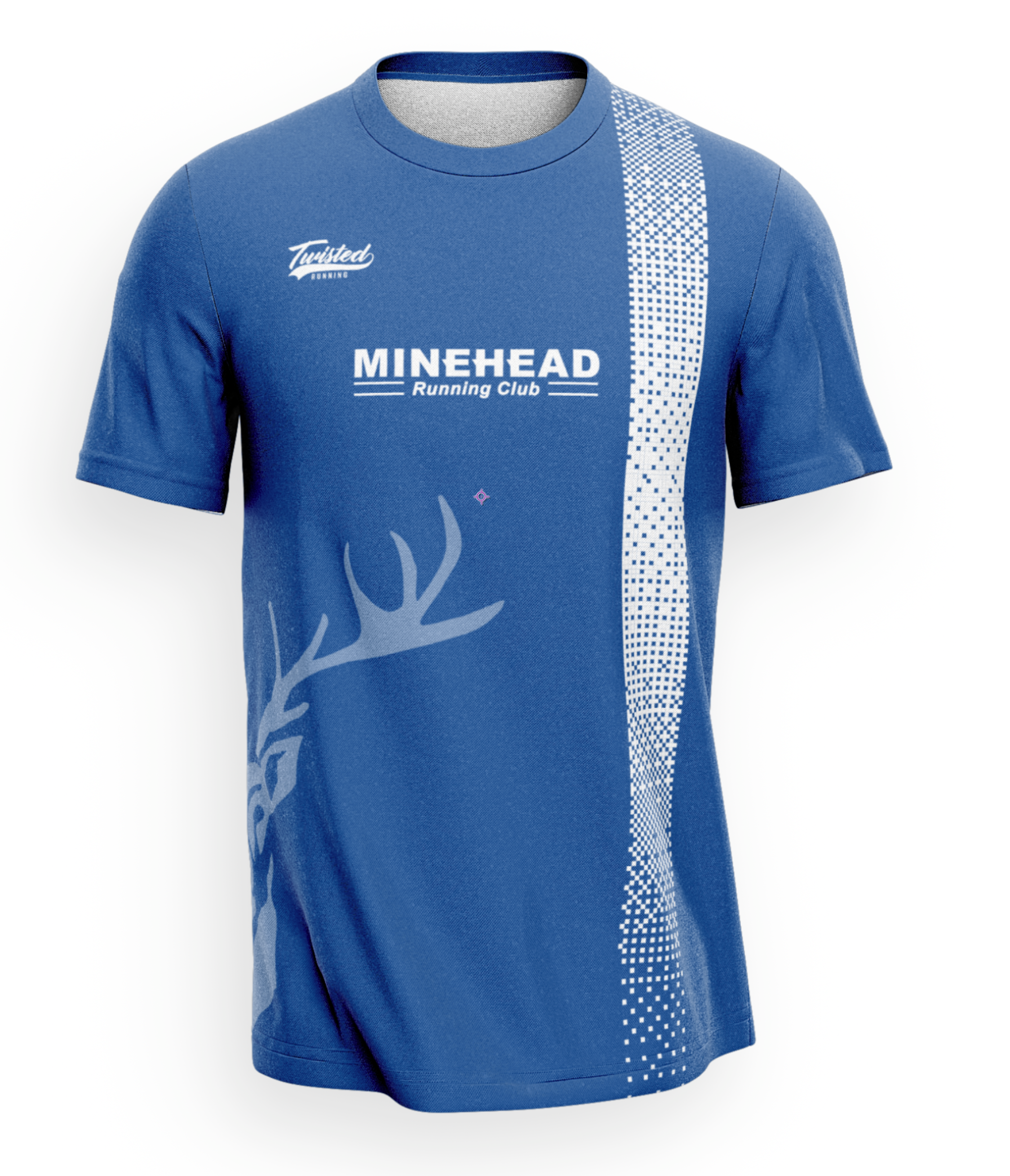 Minehead Running Club T-Shirt - Blue/White