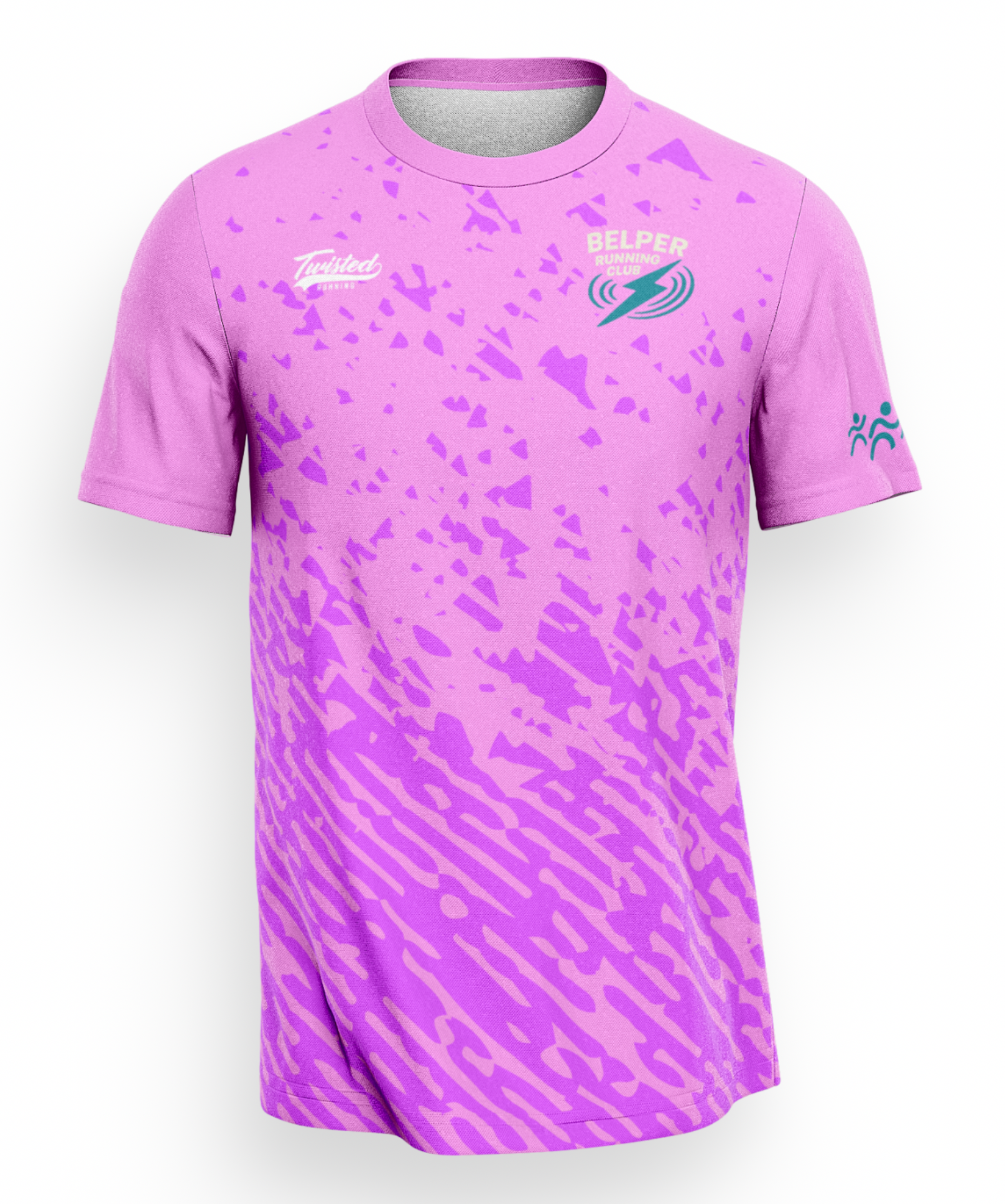Belper Running Club T-Shirt - Pink/Purple