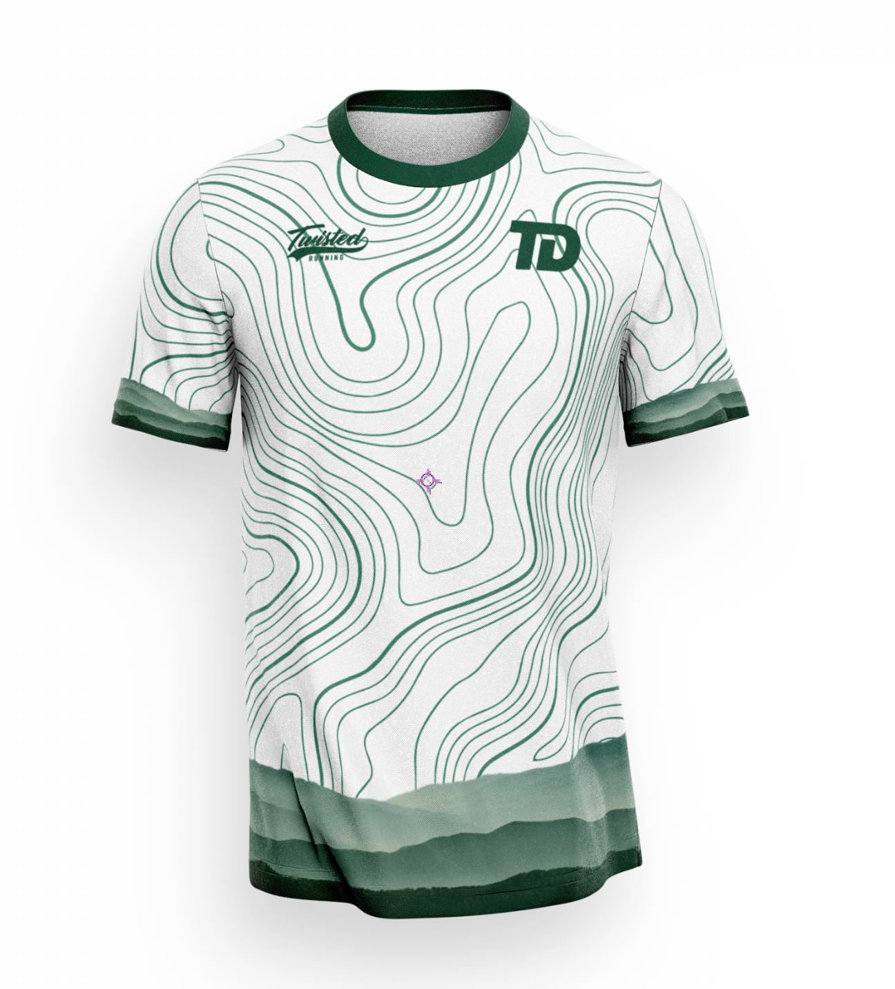 Manchester Road Runners - Trail Division T-Shirt - White/Green