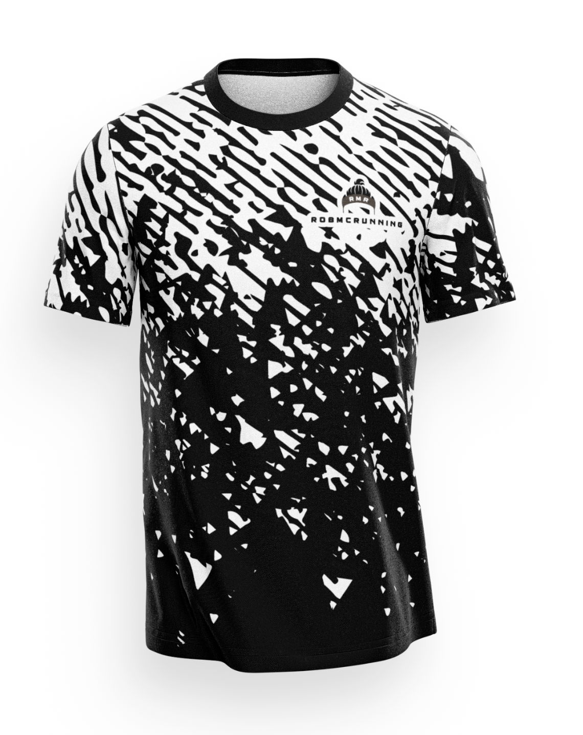 Rob McRunning T-Shirt - Black/White