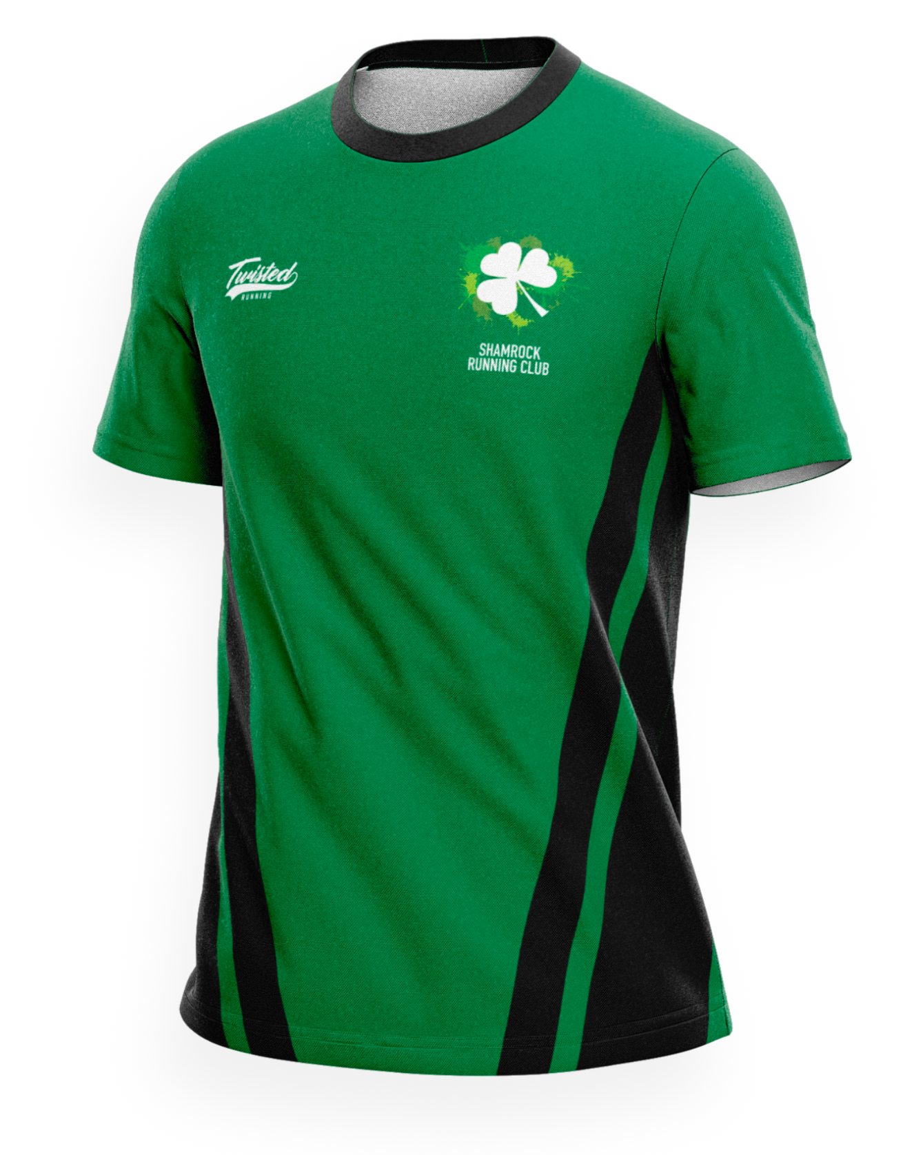 Shamrock Running Club T-Shirt - Green/Black