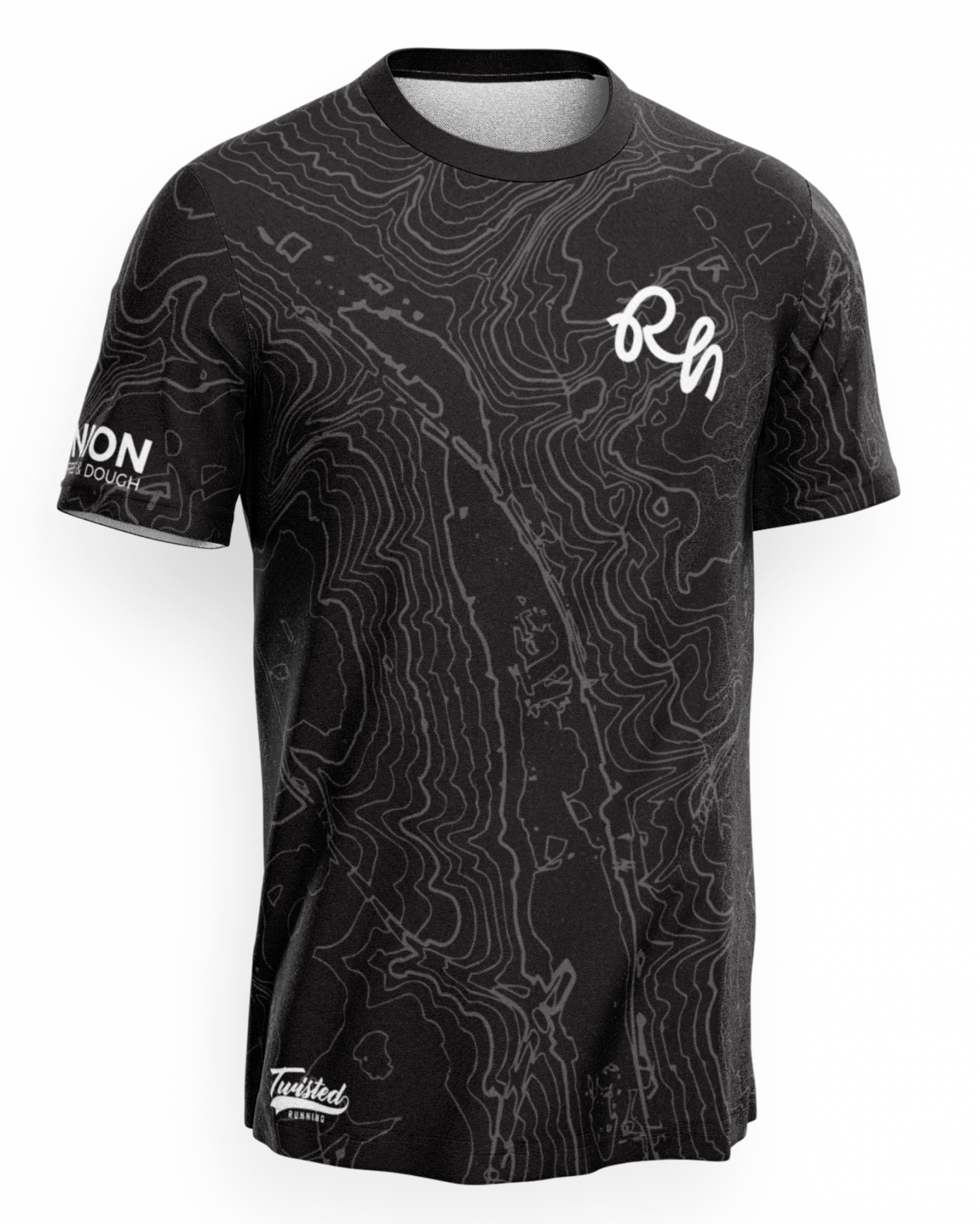 Runners High Club T-Shirt - Black/Pink