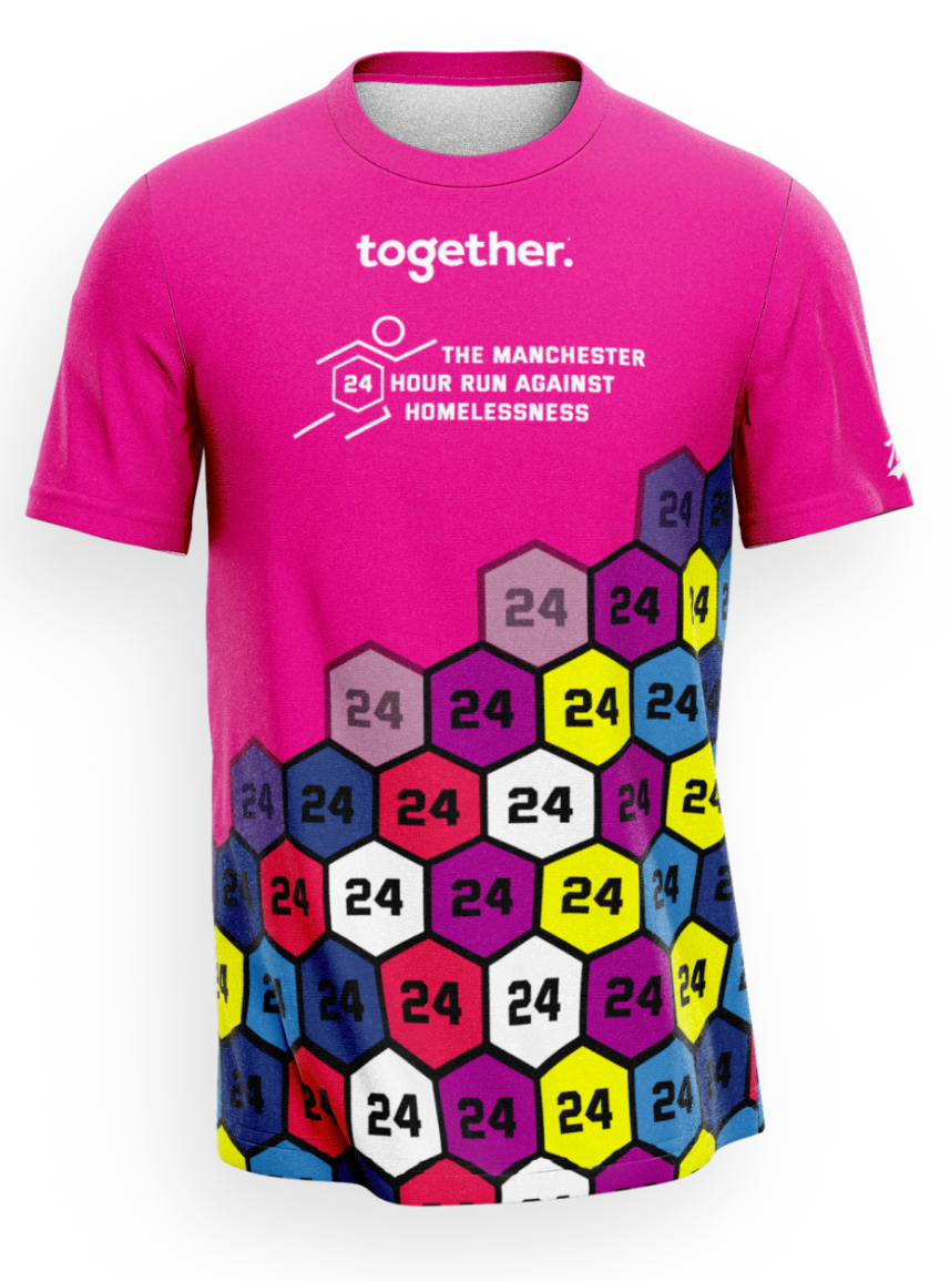 Technical Running Tee – The 24-Hour Run Against Homelessness (Manchester)