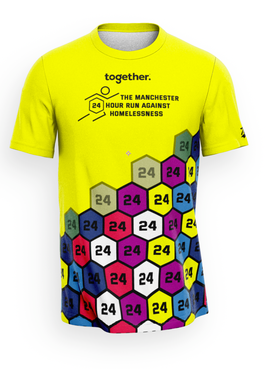 Technical Running Tee – The 24-Hour Run Against Homelessness (Manchester)