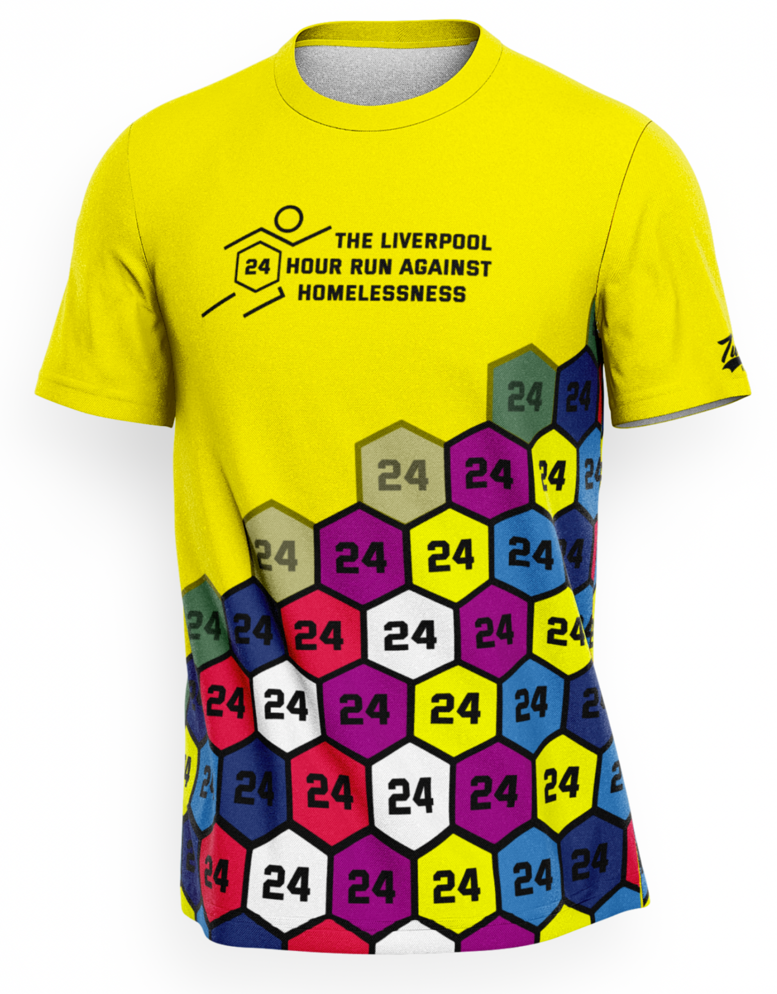 Technical Running Tee – The 24-Hour Run Against Homelessness - Yellow