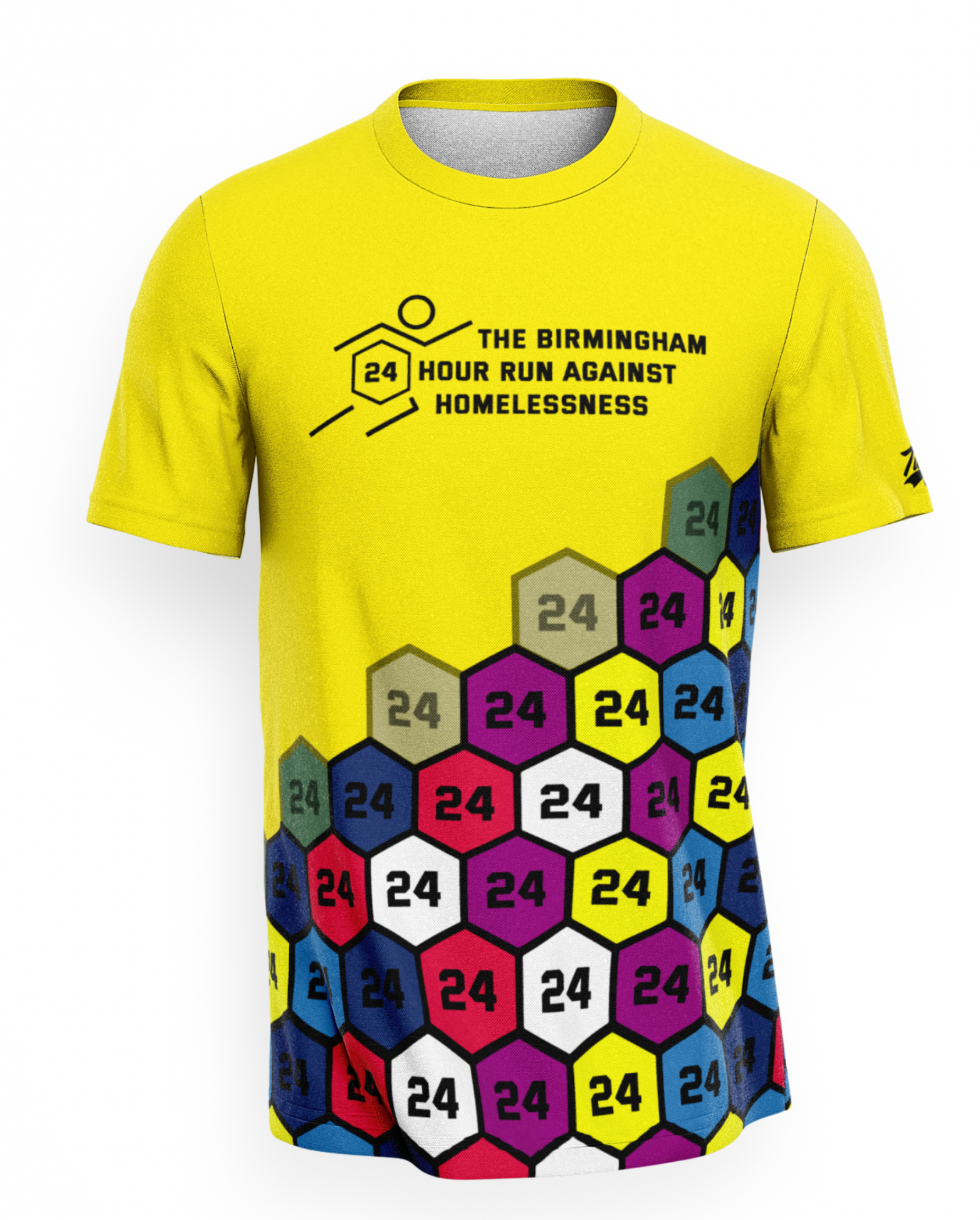 Technical Running Tee – The 24-Hour Run Against Homelessness - Yellow