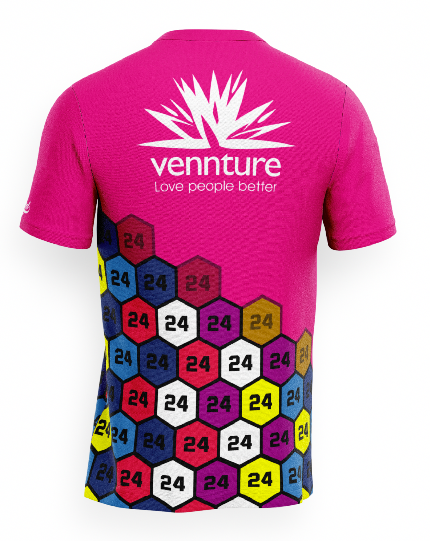 Technical Running Tee – The 24-Hour Run Against Homelessness - Pink
