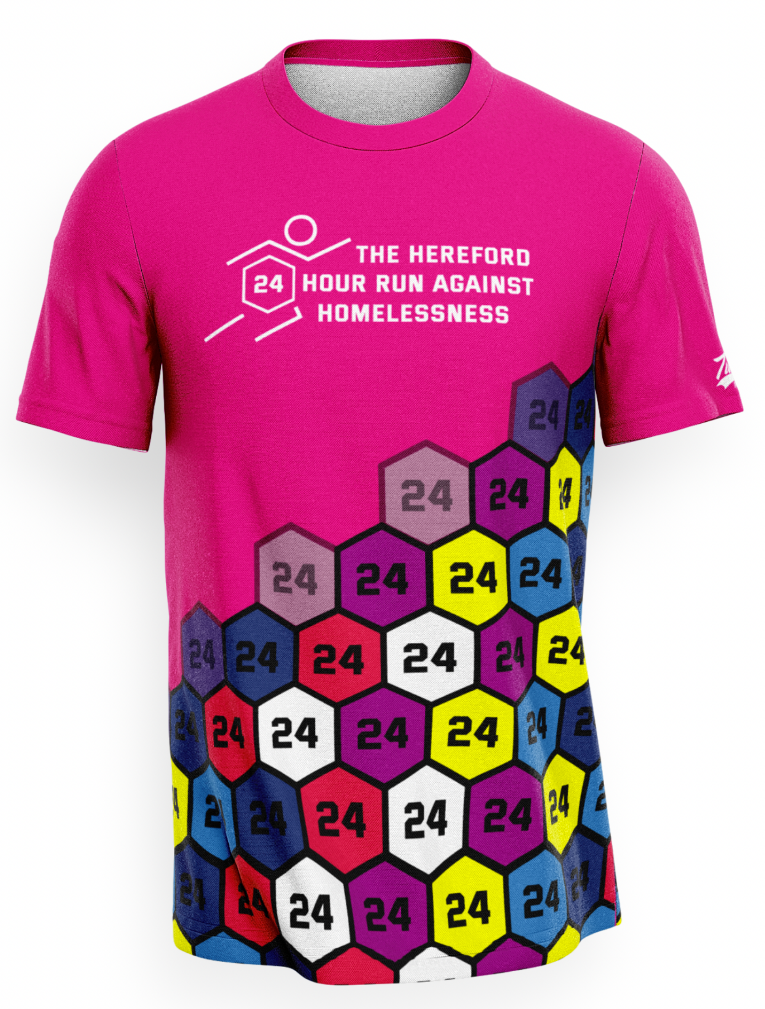 Technical Running Tee – The 24-Hour Run Against Homelessness - Pink