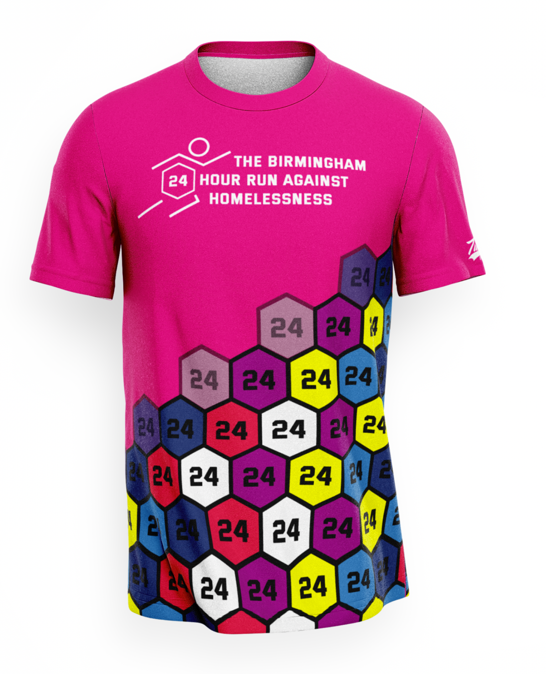 Technical Running Tee – The 24-Hour Run Against Homelessness - Pink