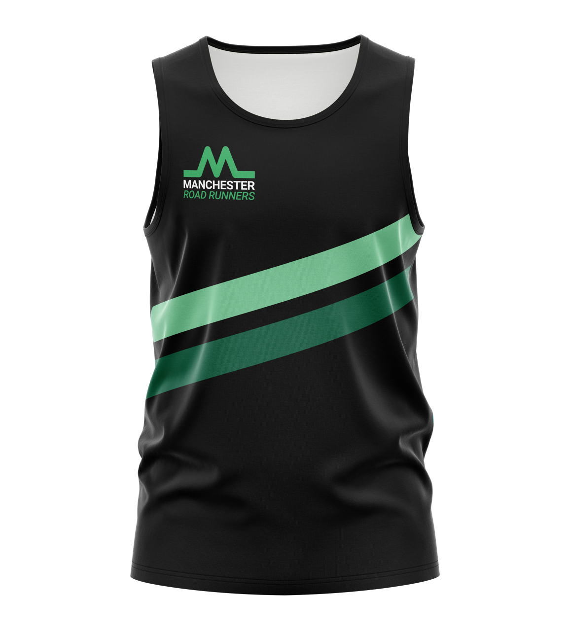 Manchester Road Runners Tank - Black/Green