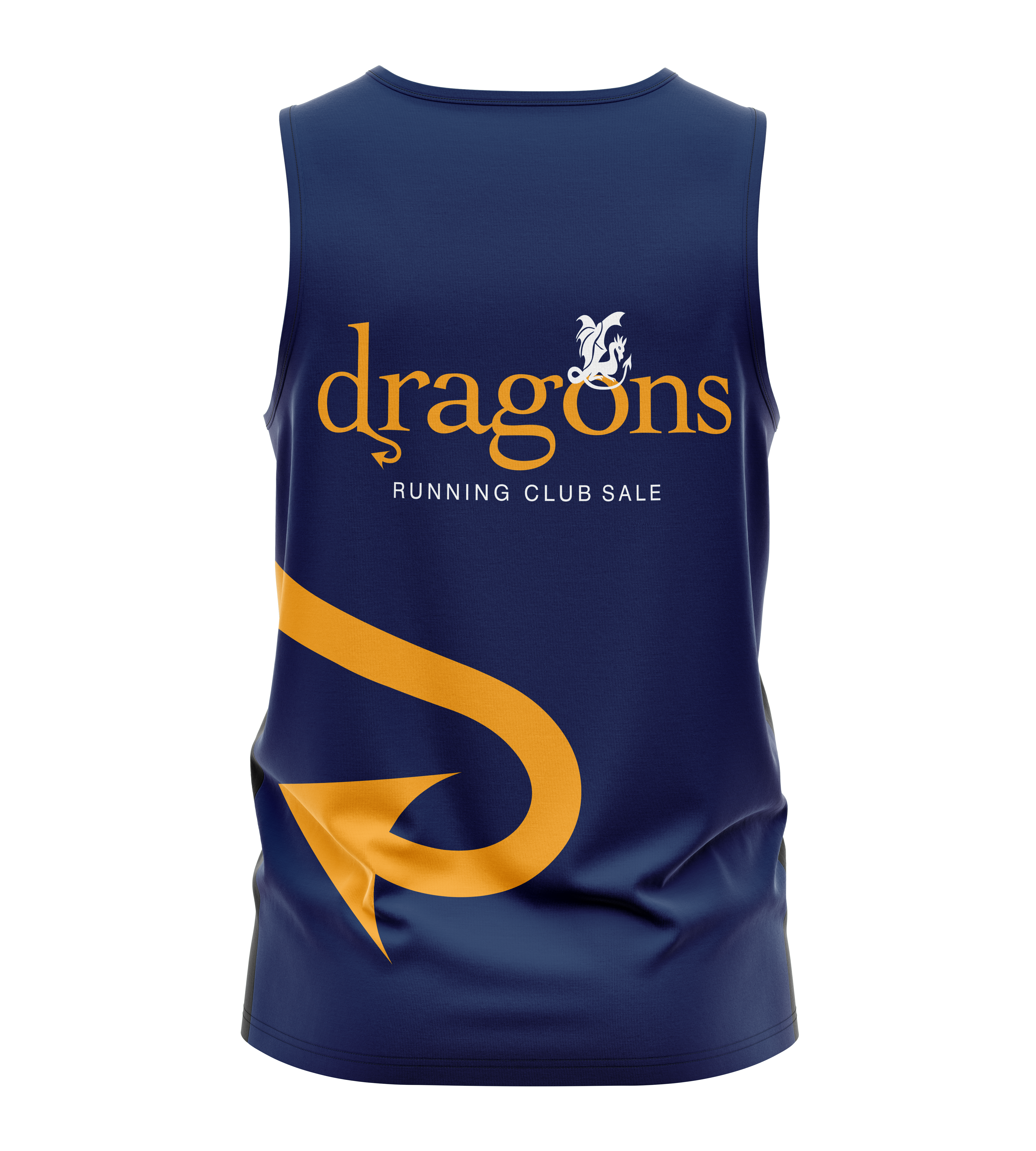 Dragons Running Club Sale Tank - Navy/Amber