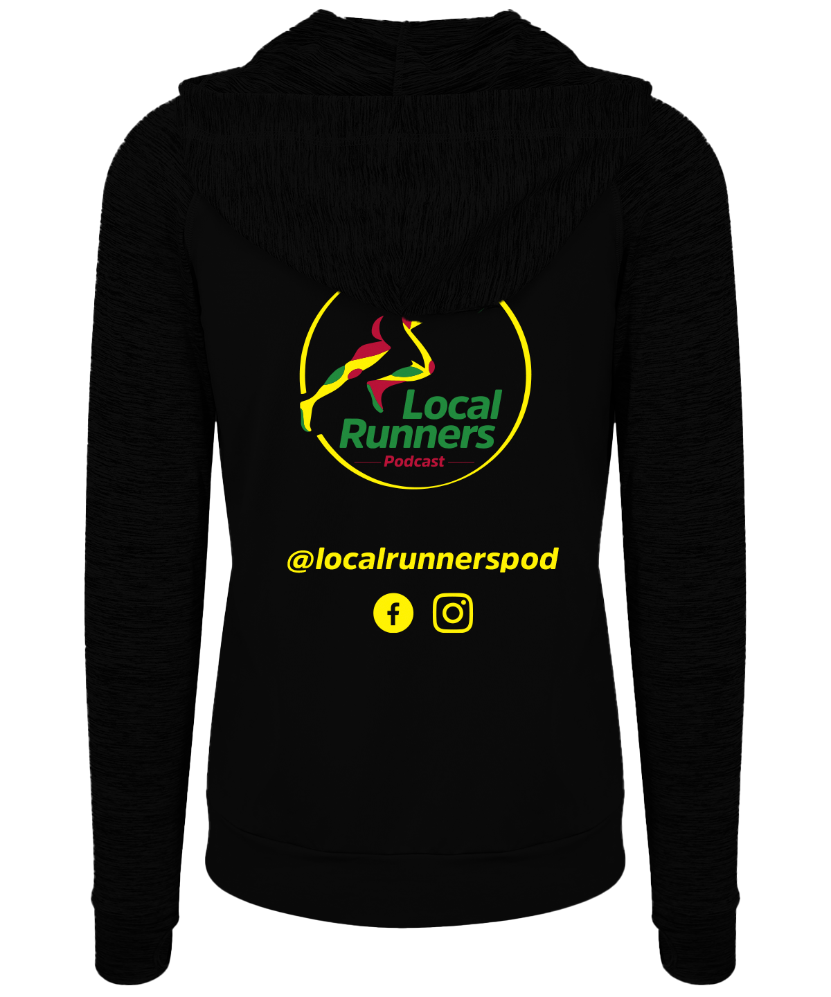 Local Runners Podcast Full Zip Technical Hoodie