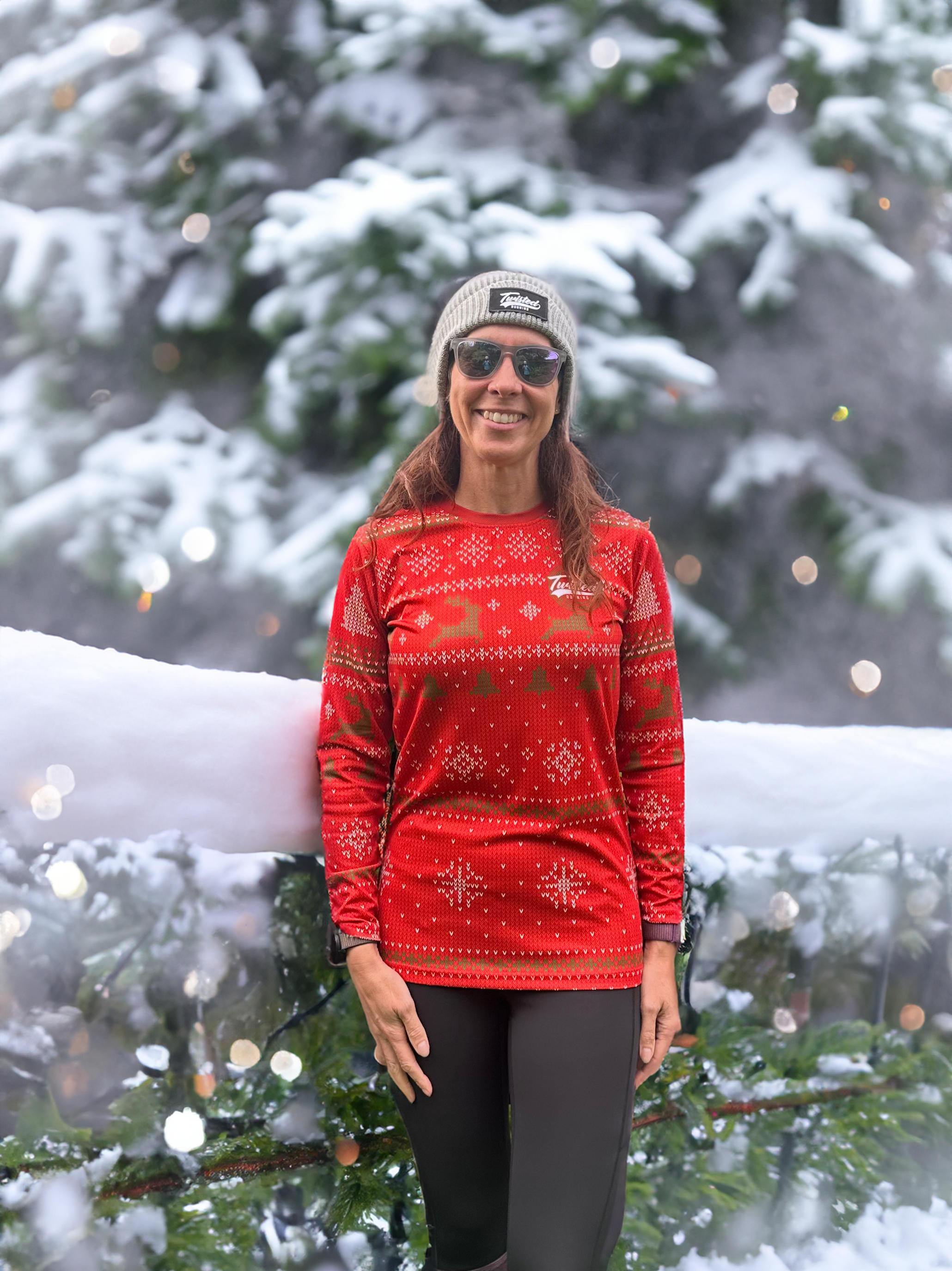 Red - Xmas Technical T-Shirt (Long Sleeve & Short Sleeve)