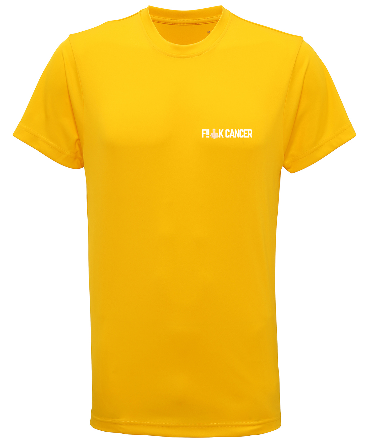 F!!CK CANCER Technical Tee (Unisex)-£2 donated to Cancer Research