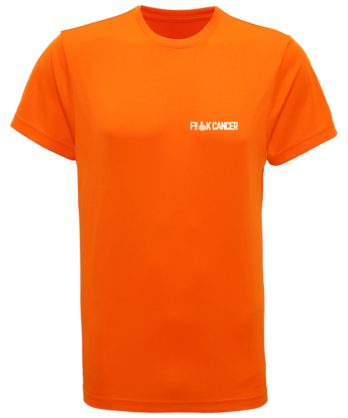 F!!CK CANCER Technical Tee (Unisex)-£2 donated to Cancer Research