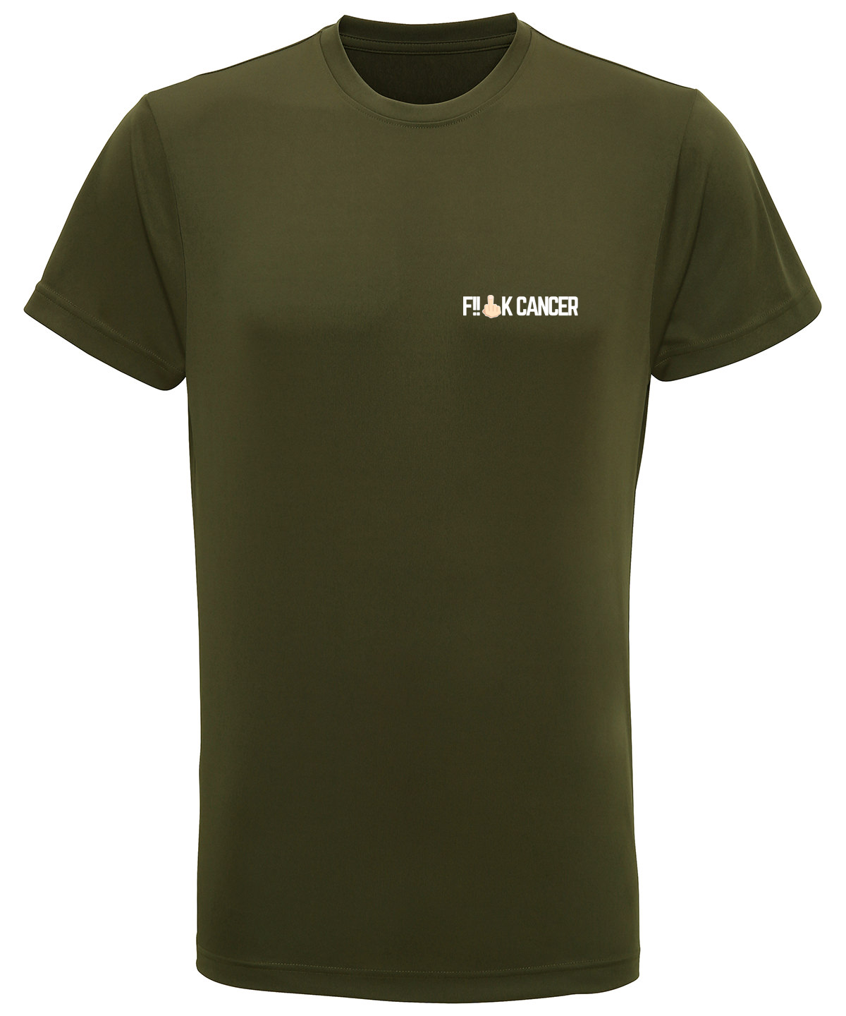 F!!CK CANCER Technical Tee (Unisex)-£2 donated to Cancer Research