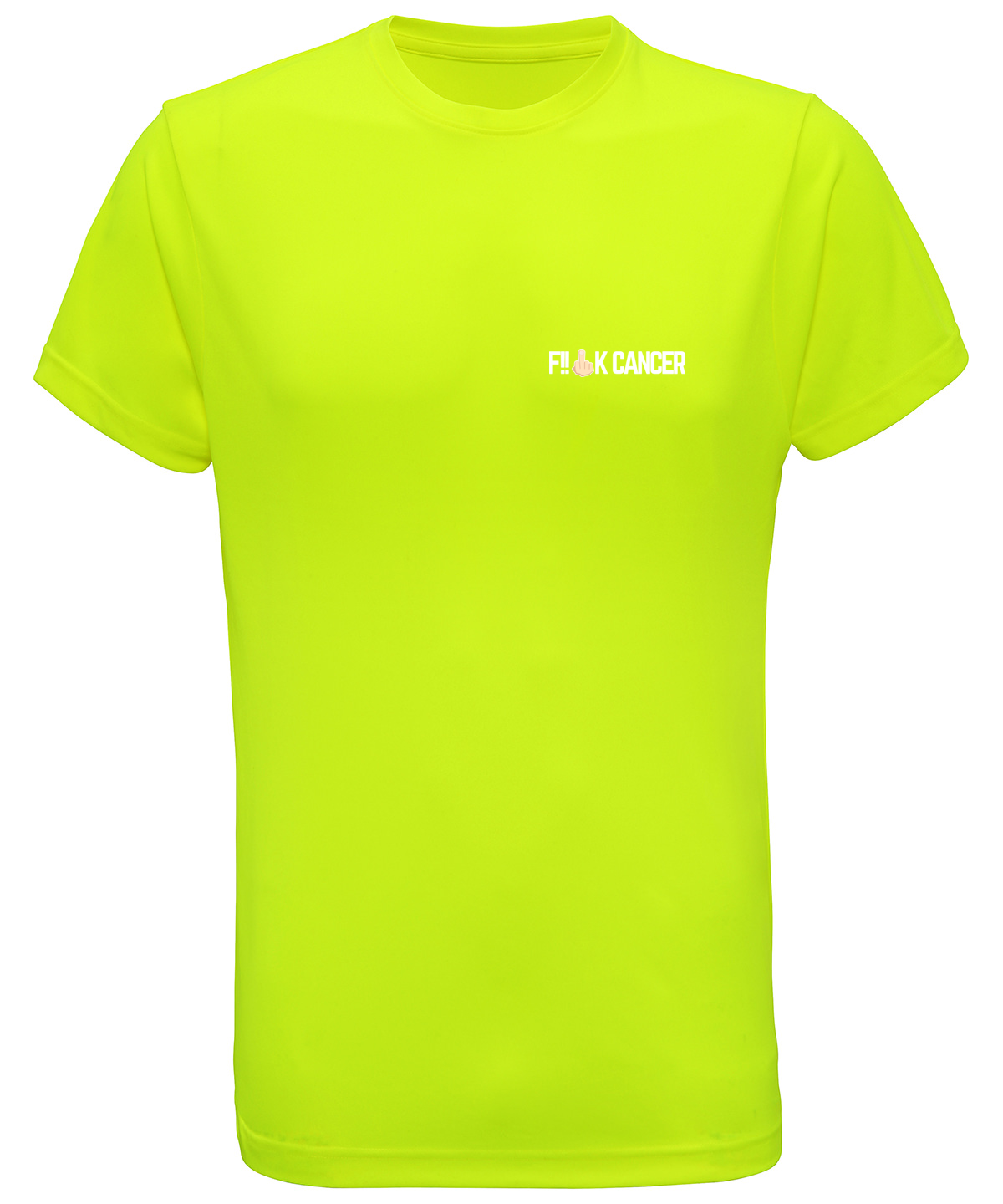 F!!CK CANCER Technical Tee (Unisex)-£2 donated to Cancer Research