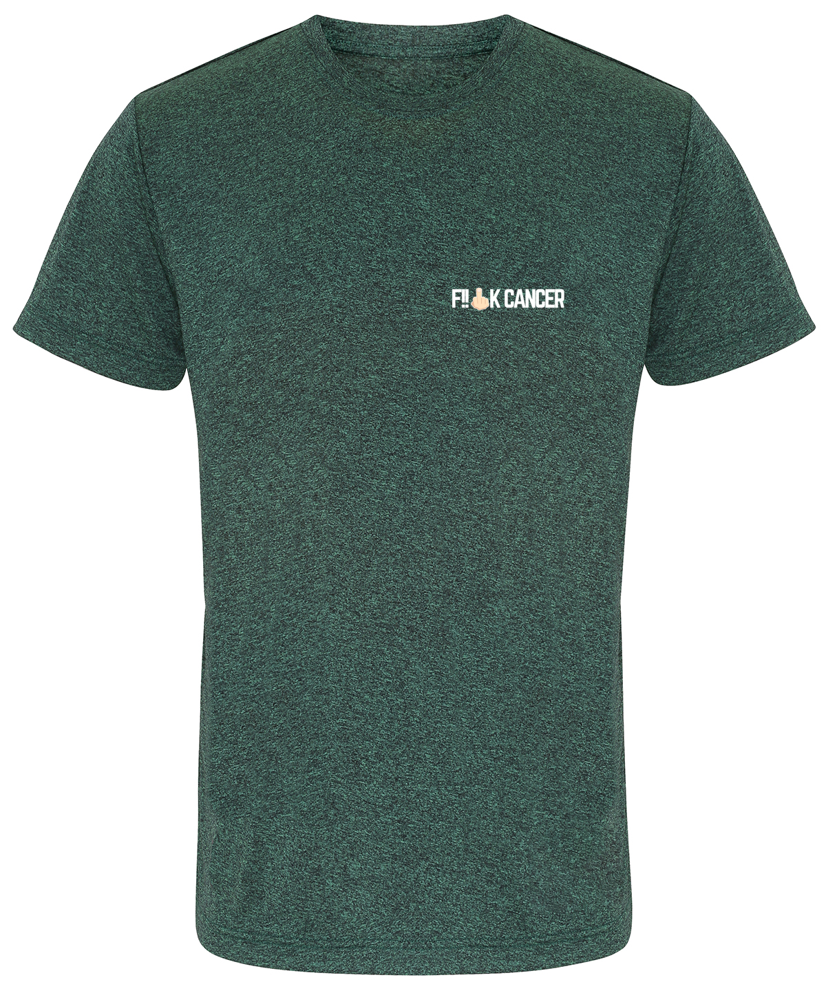 F!!CK CANCER Technical Tee (Unisex)-£2 donated to Cancer Research