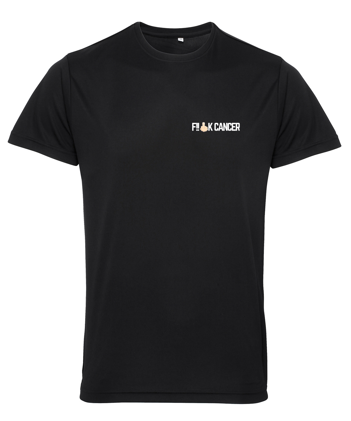 F!!CK CANCER Technical Tee (Unisex)-£2 donated to Cancer Research