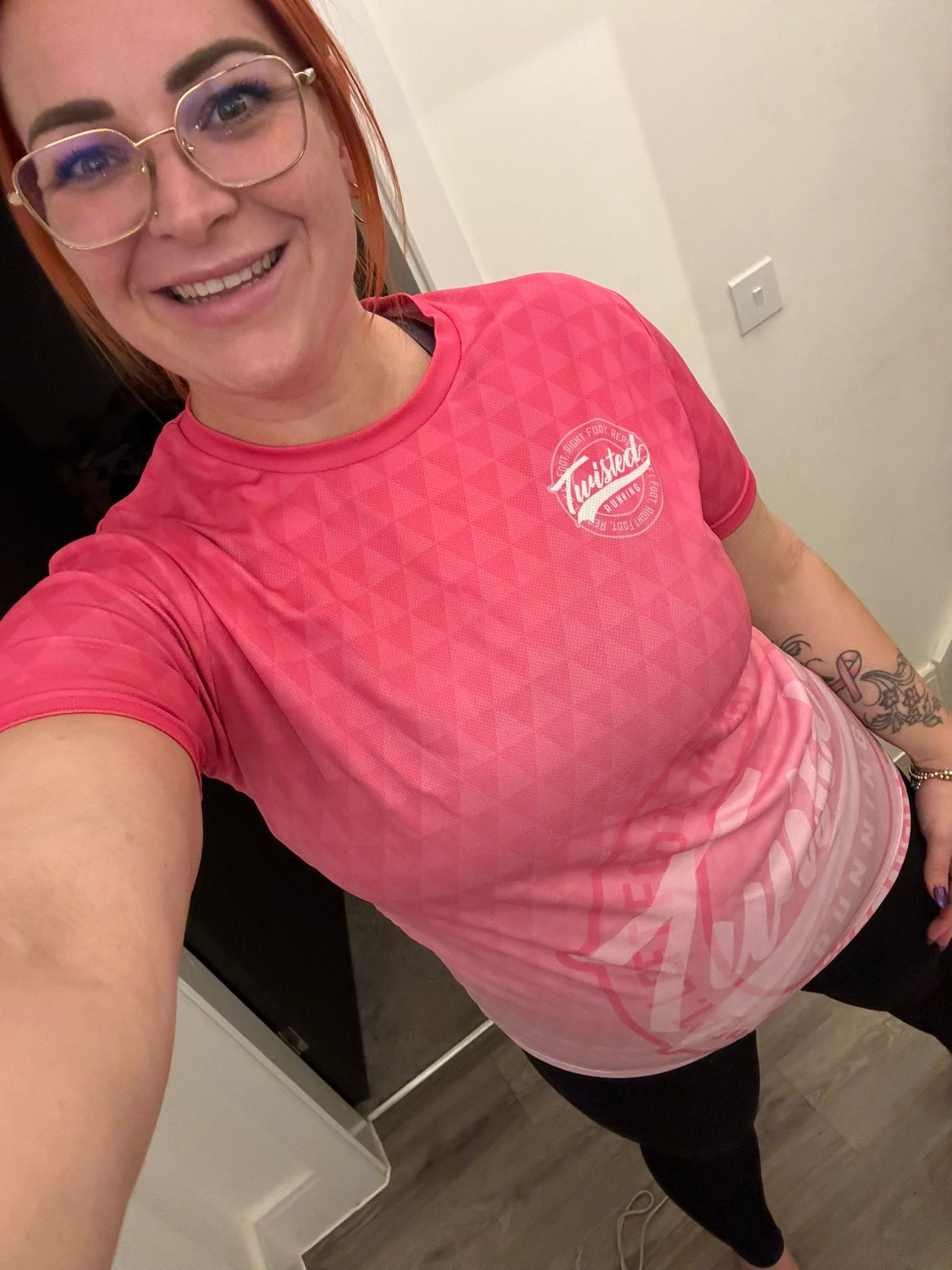 Pink "Ghost" Tee