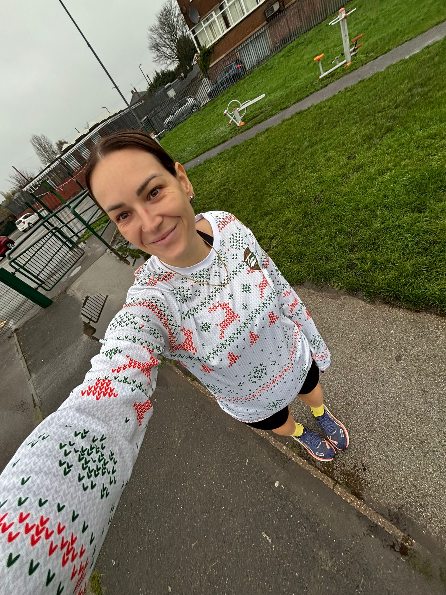 White - Xmas Technical T-Shirt (Long Sleeve & Short Sleeve)