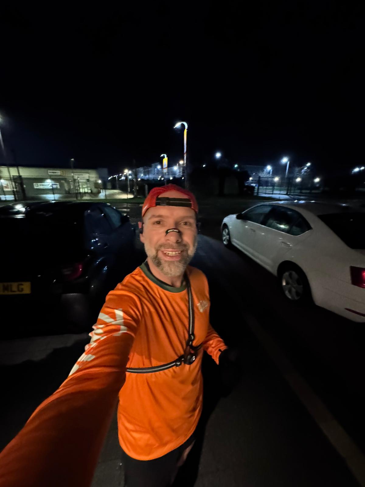 Fluro Long Sleeve Tee - Orange