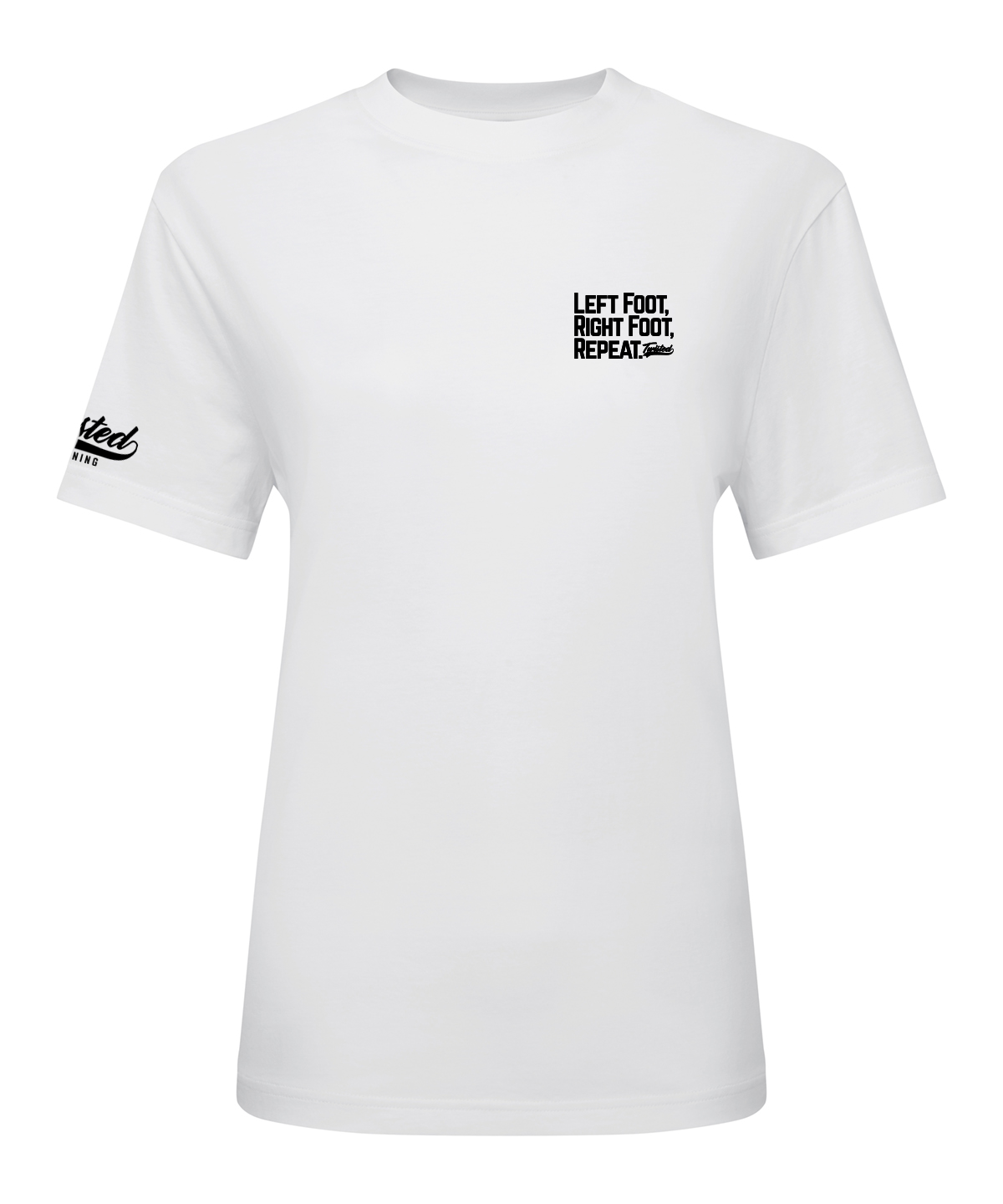 Women's Organic Boxy Oversized Twisted Slogan T-shirt