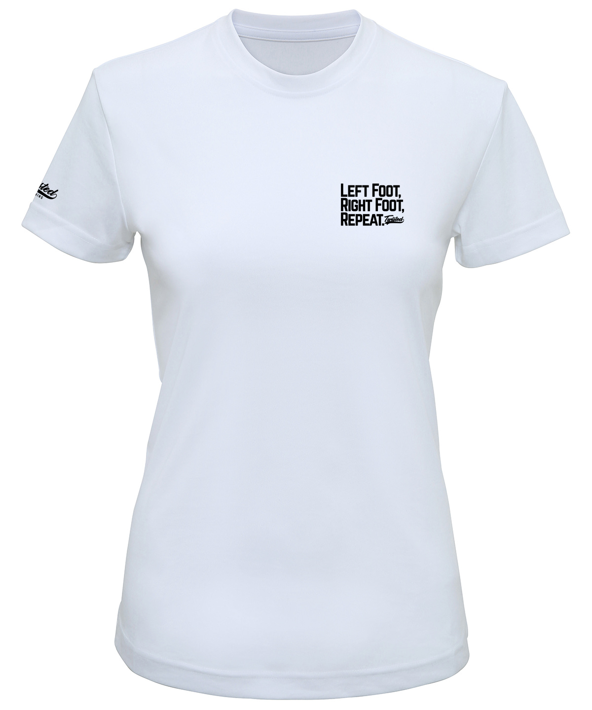 Twisted Slogan Technical T-Shirt (Womens)