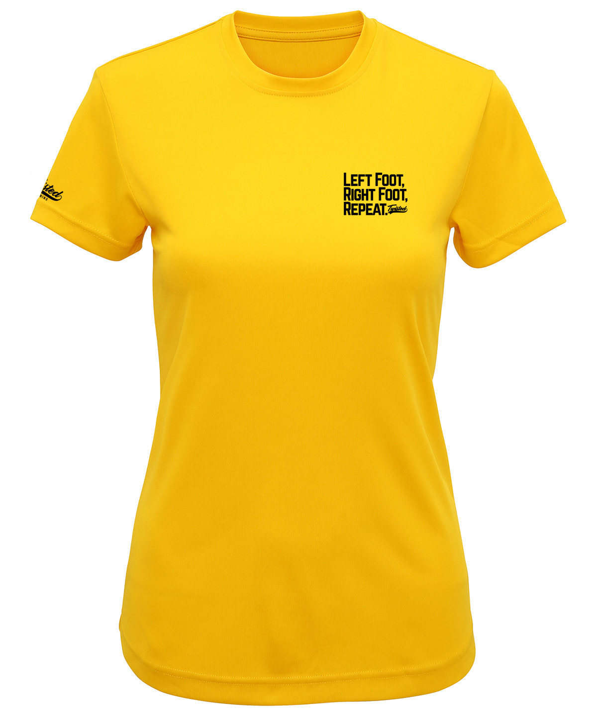 Twisted Slogan Technical T-Shirt (Womens)