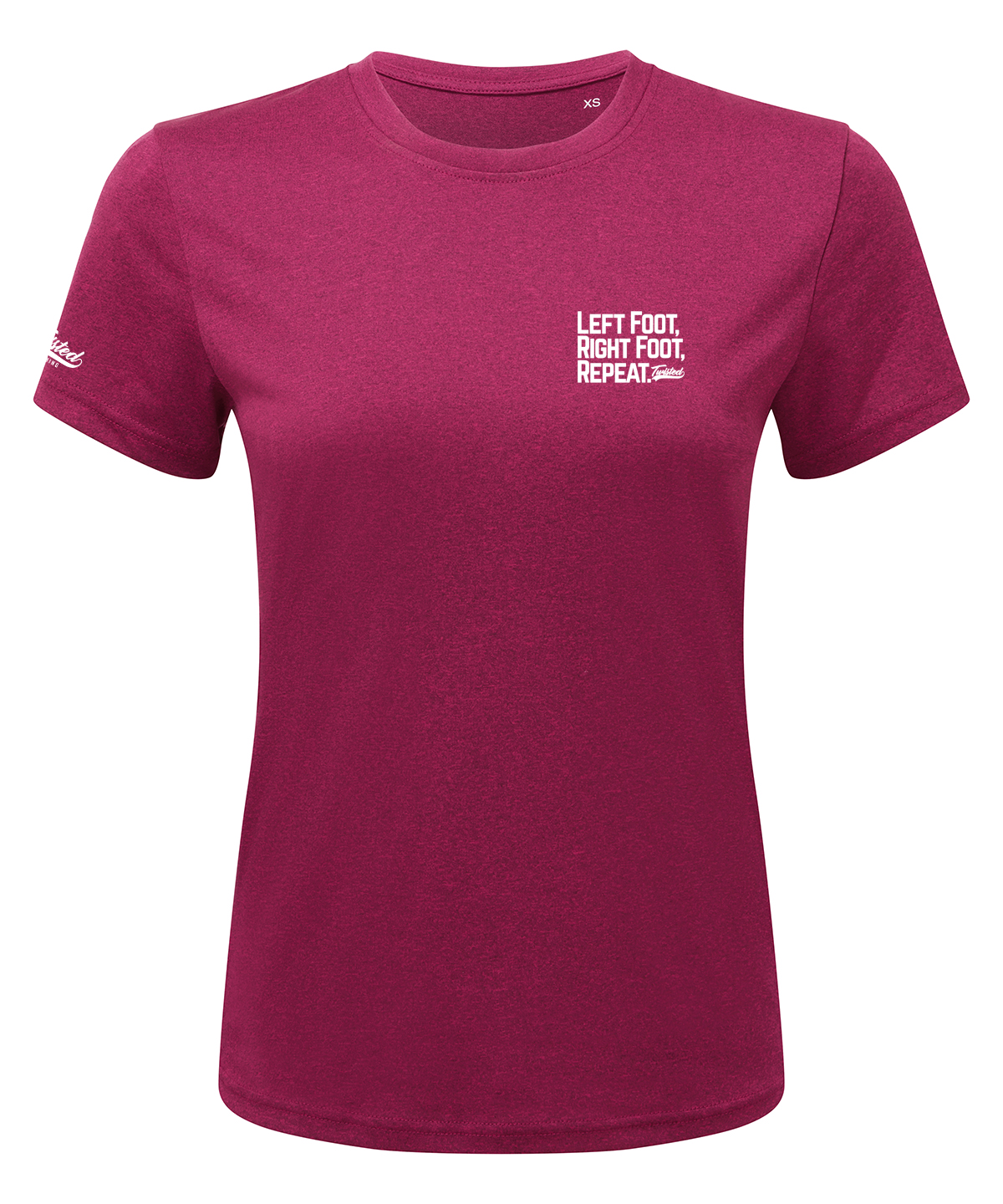 Twisted Slogan Technical T-Shirt (Womens)