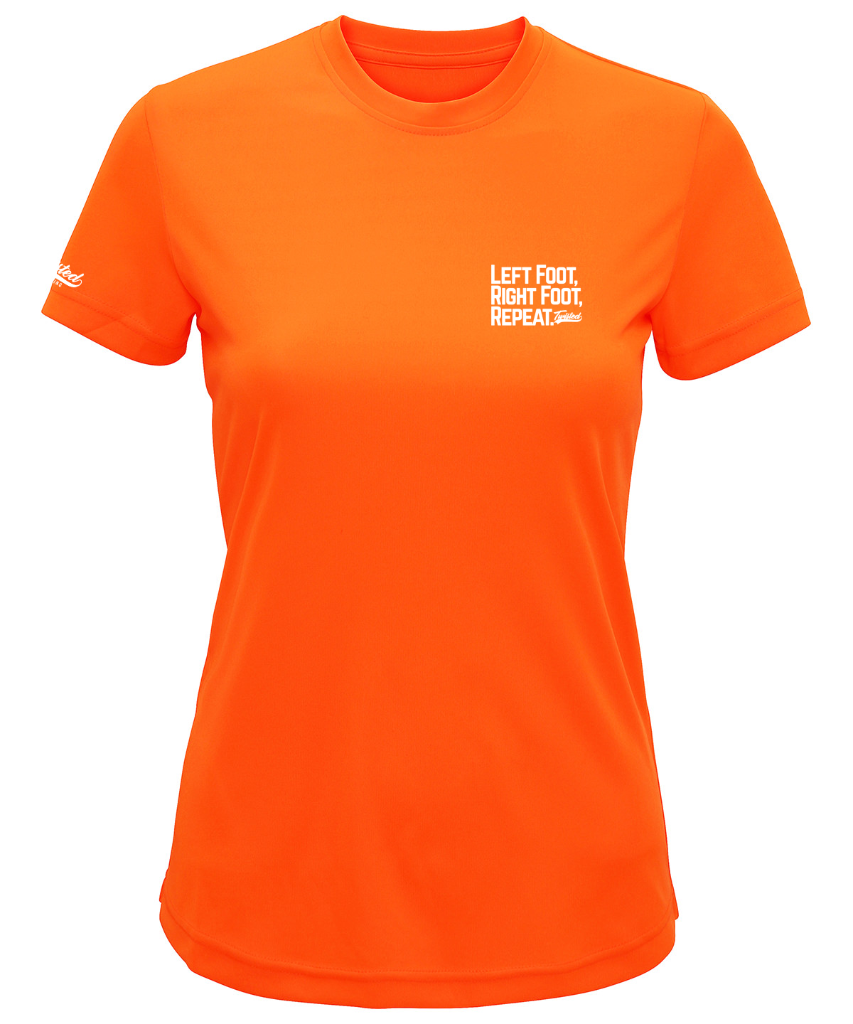 Twisted Slogan Technical T-Shirt (Womens)