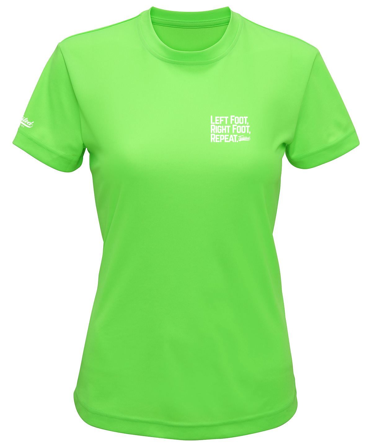 Twisted Slogan Technical T-Shirt (Womens)