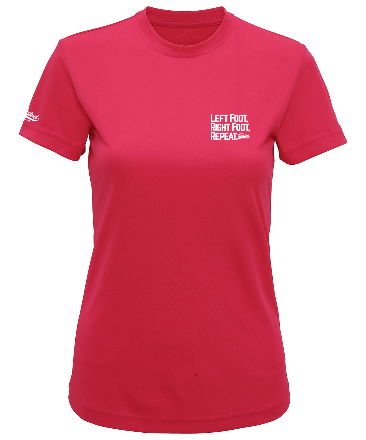Twisted Slogan Technical T-Shirt (Womens)