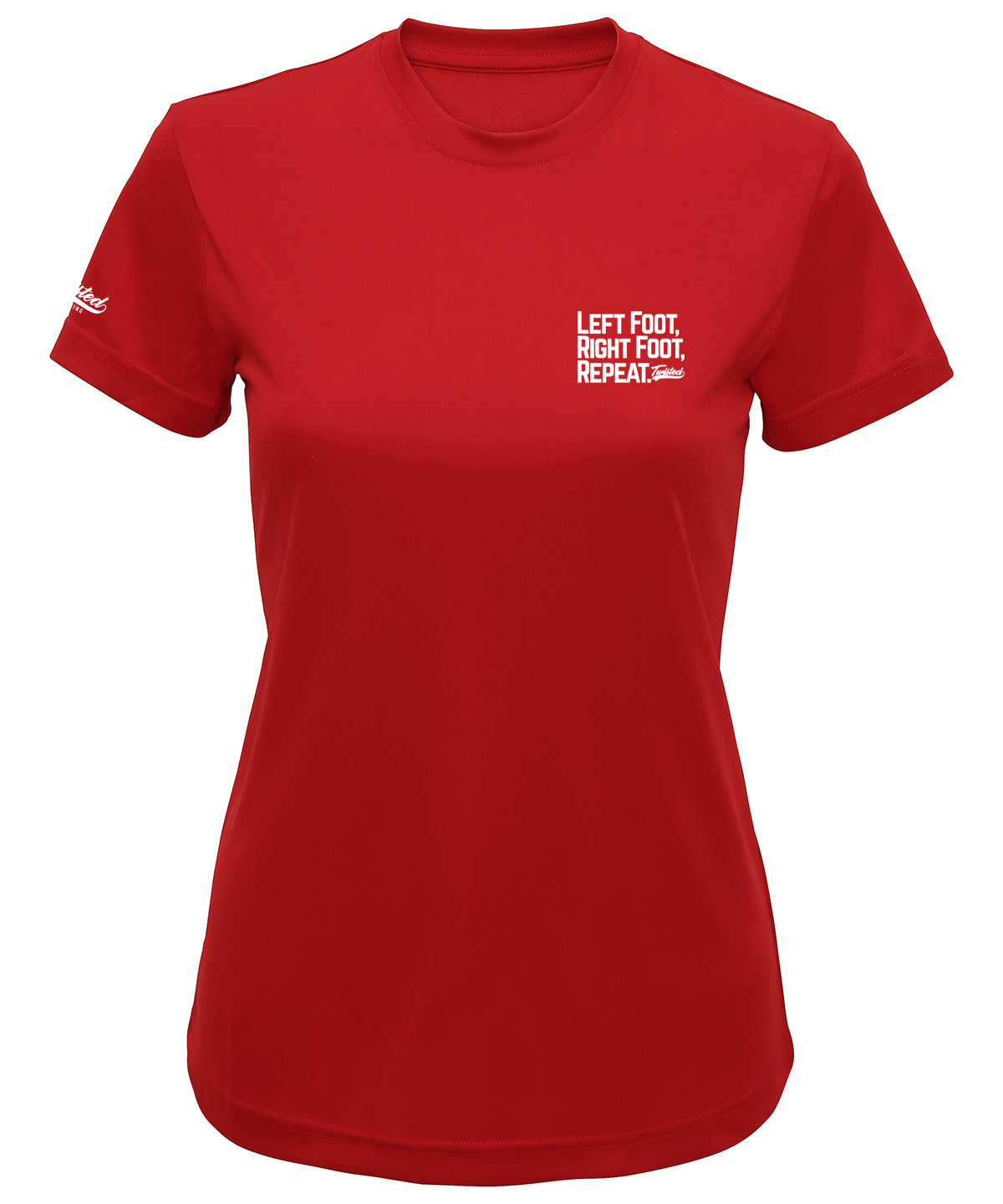 Twisted Slogan Technical T-Shirt (Womens)